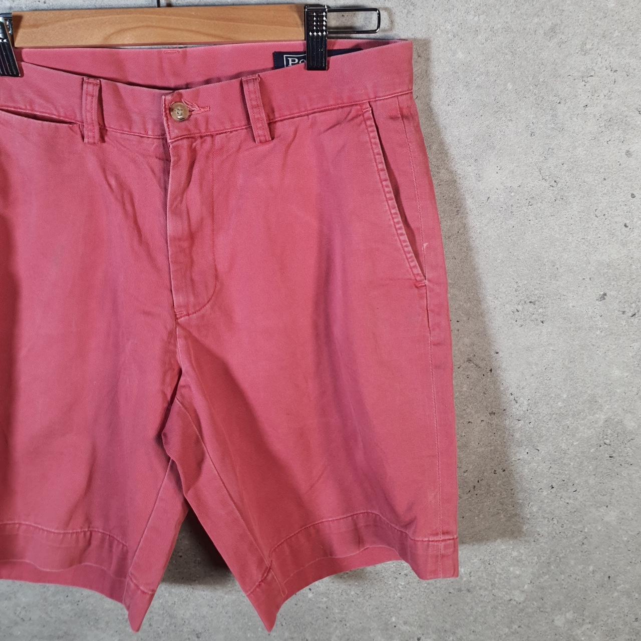 Vintage Ralph Lauren Polo Shorts Jorts Chino Cargo Men’s W30 Pink Baggy Cotton