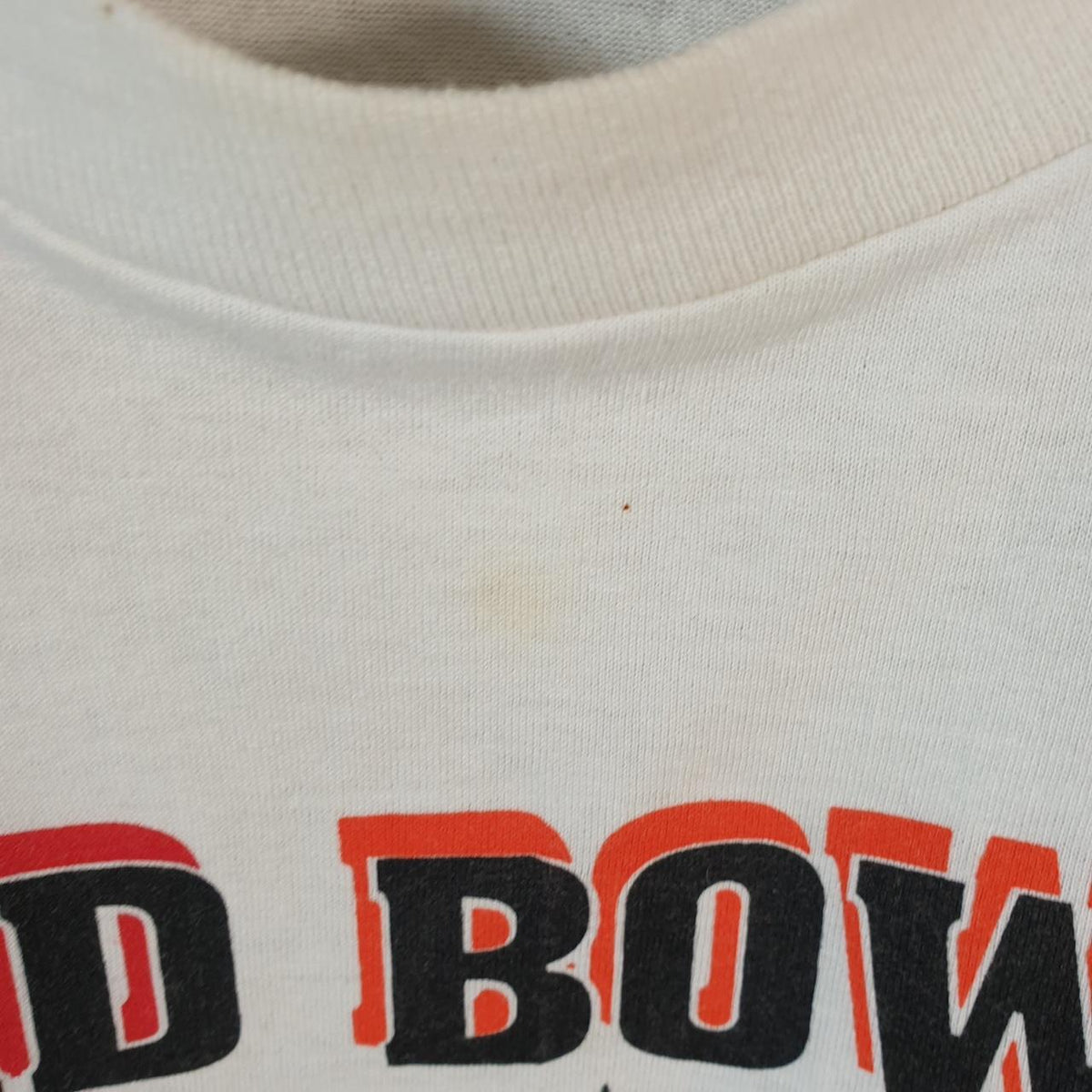 Vintage Fruit of the Loom 1993 Bird Bowl Cardinals Hawks Single Stitch T Shirt Men’s XL White C8043