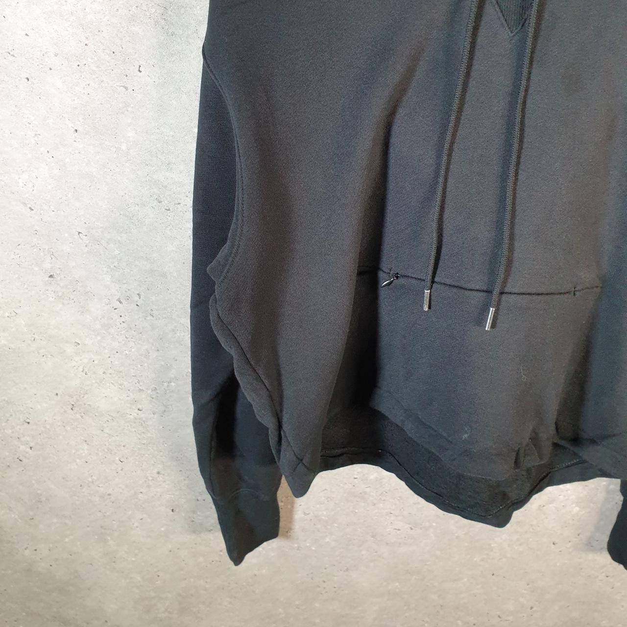 Vintage Nike Club Embroidered Hoodie Womens XS Black Swoosh Y2K Pullover