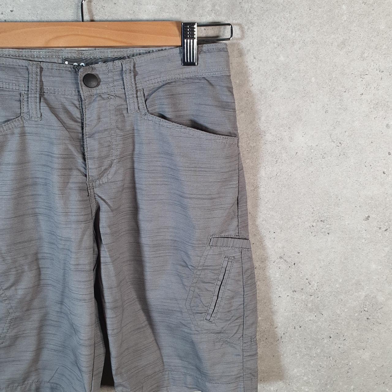 Vintage Lee Chino Shorts Jorts Cargo Womens W26 Grey Baggy Cotton A4434