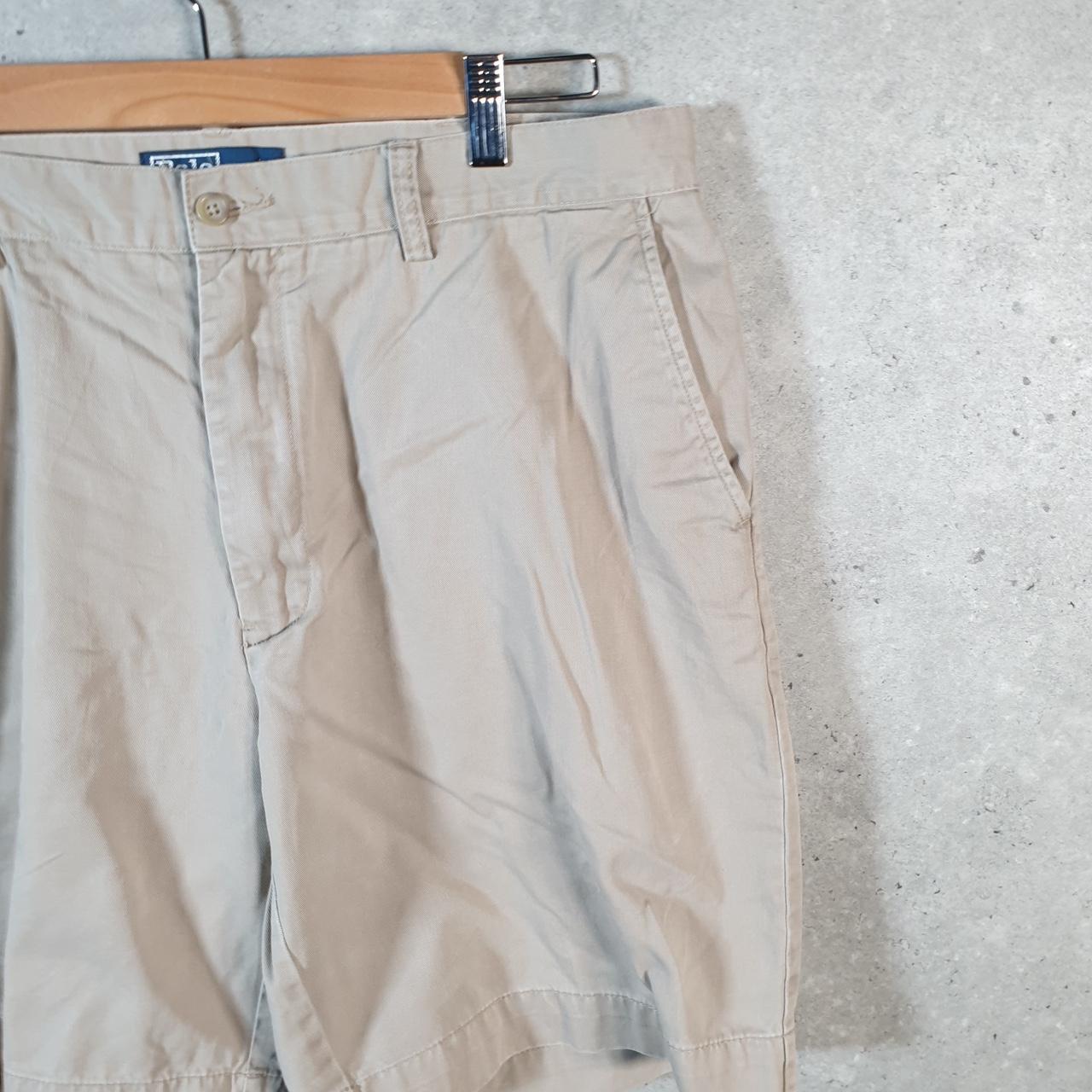 Vintage Ralph Lauren Polo Shorts Jorts Chino Cargo Men’s W36 Brown Baggy Cotton