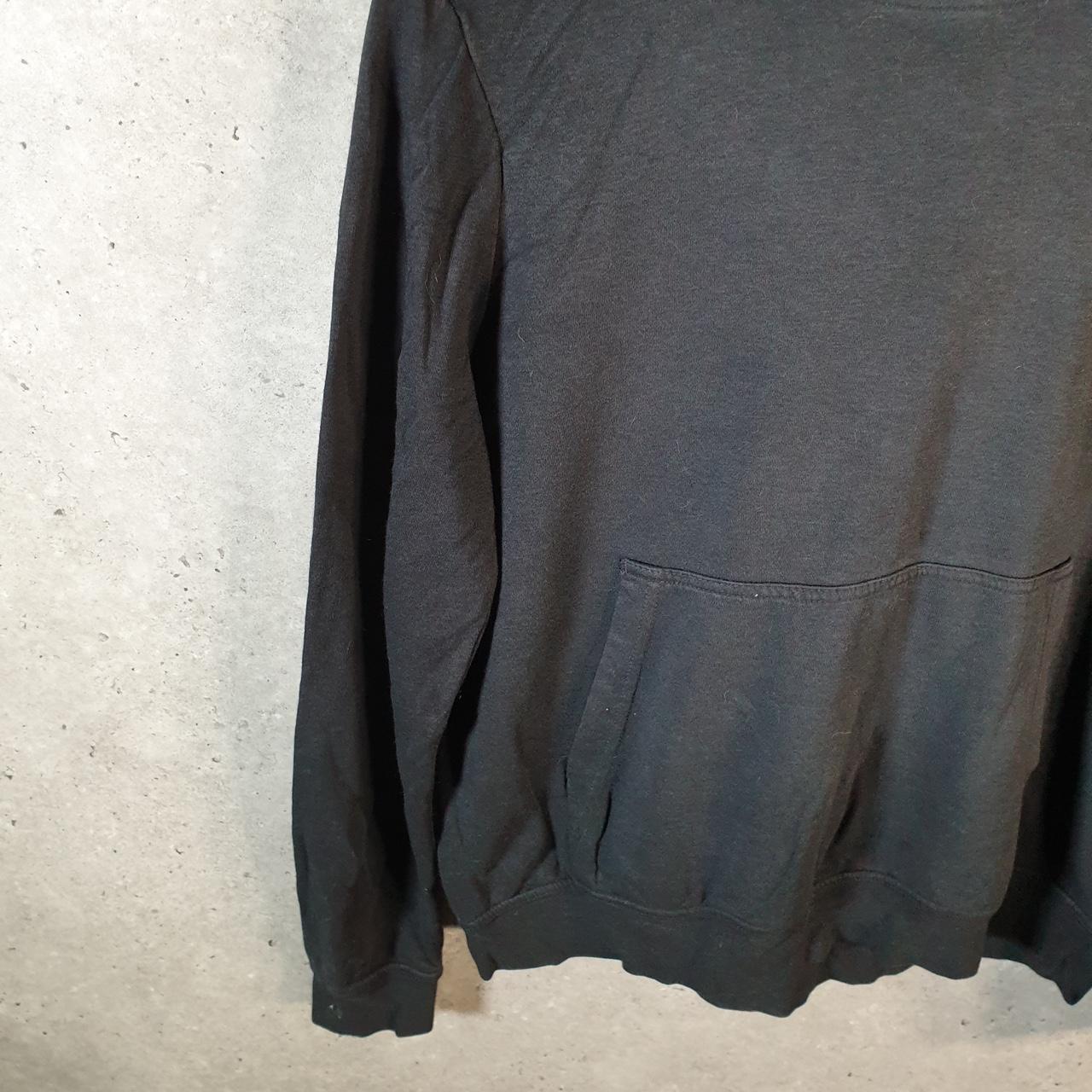 Vintage Nike Club Hoodie Womens Medium Black Swoosh Y2K Pullover