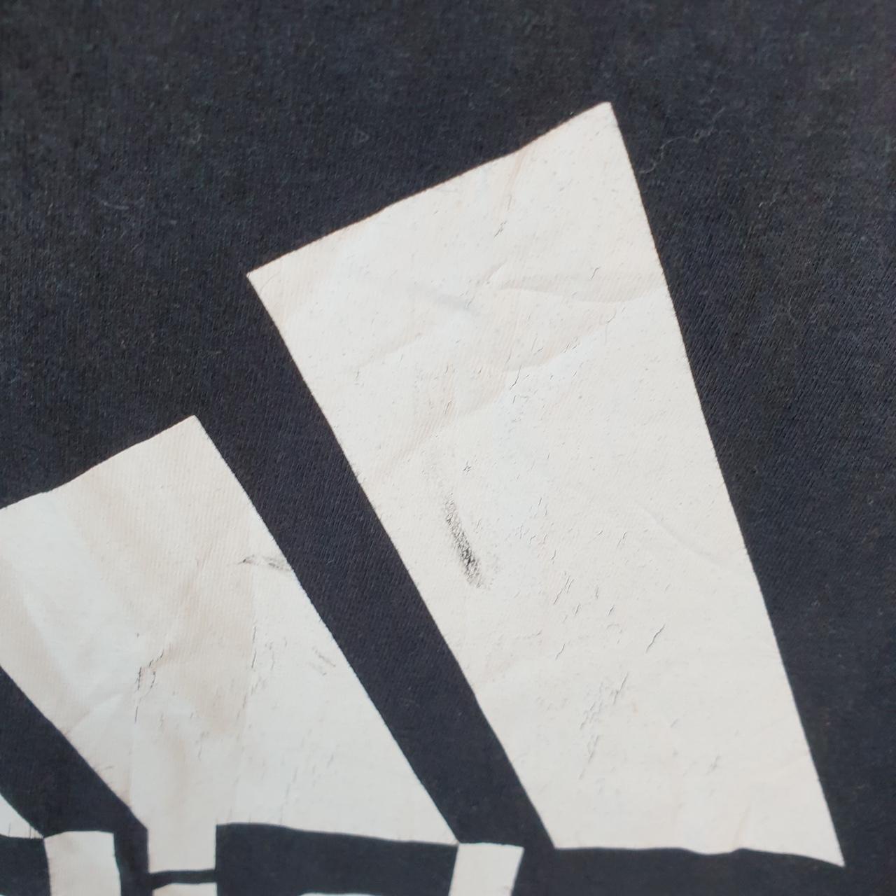 Vintage Adidas Go To Tee T Shirt Men’s 2XL Black Three Stripes Logo Athletic