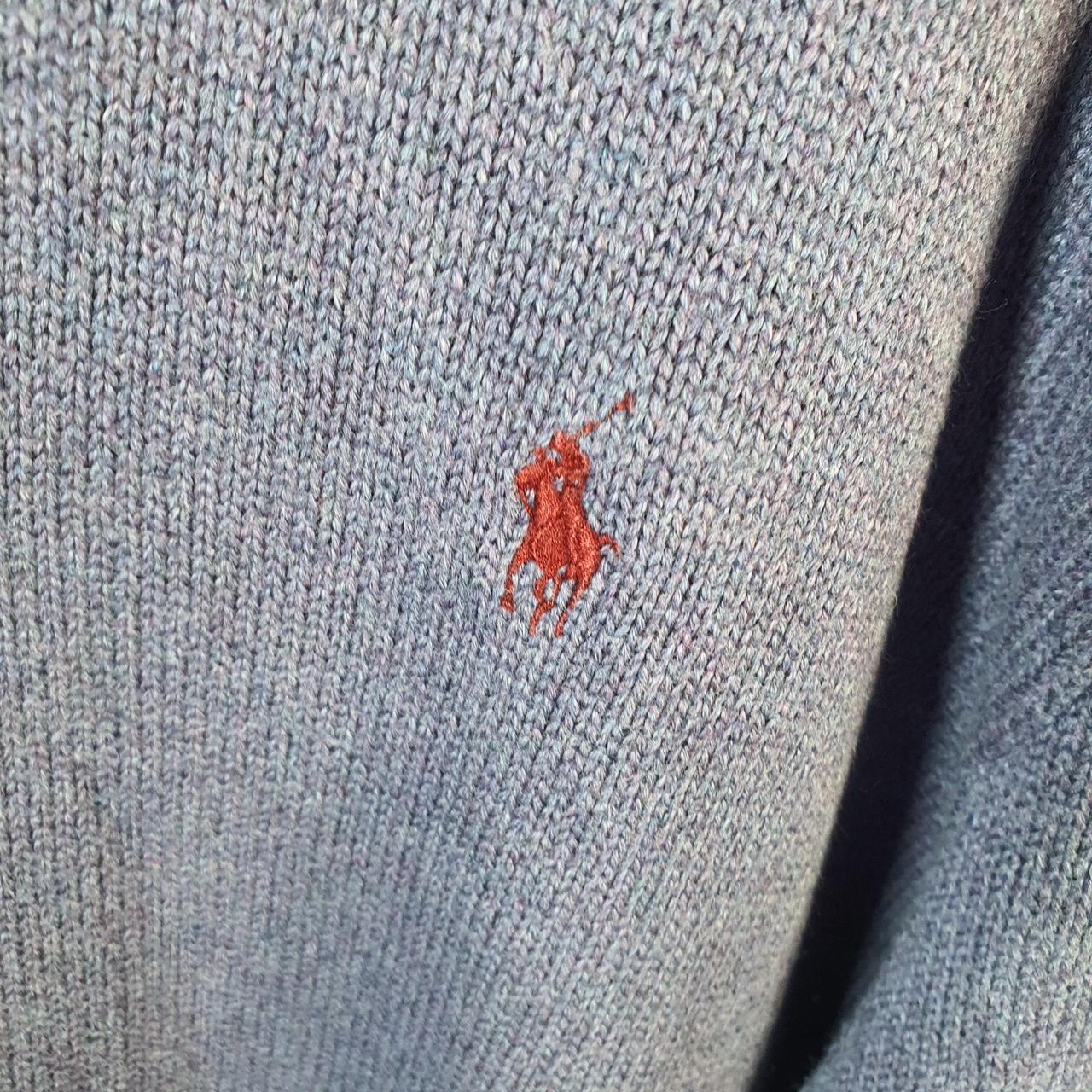 Vintage Ralph Lauren Polo 1/4 Button Sweatshirt Men’s XL Purple Cotton Pullover Pony