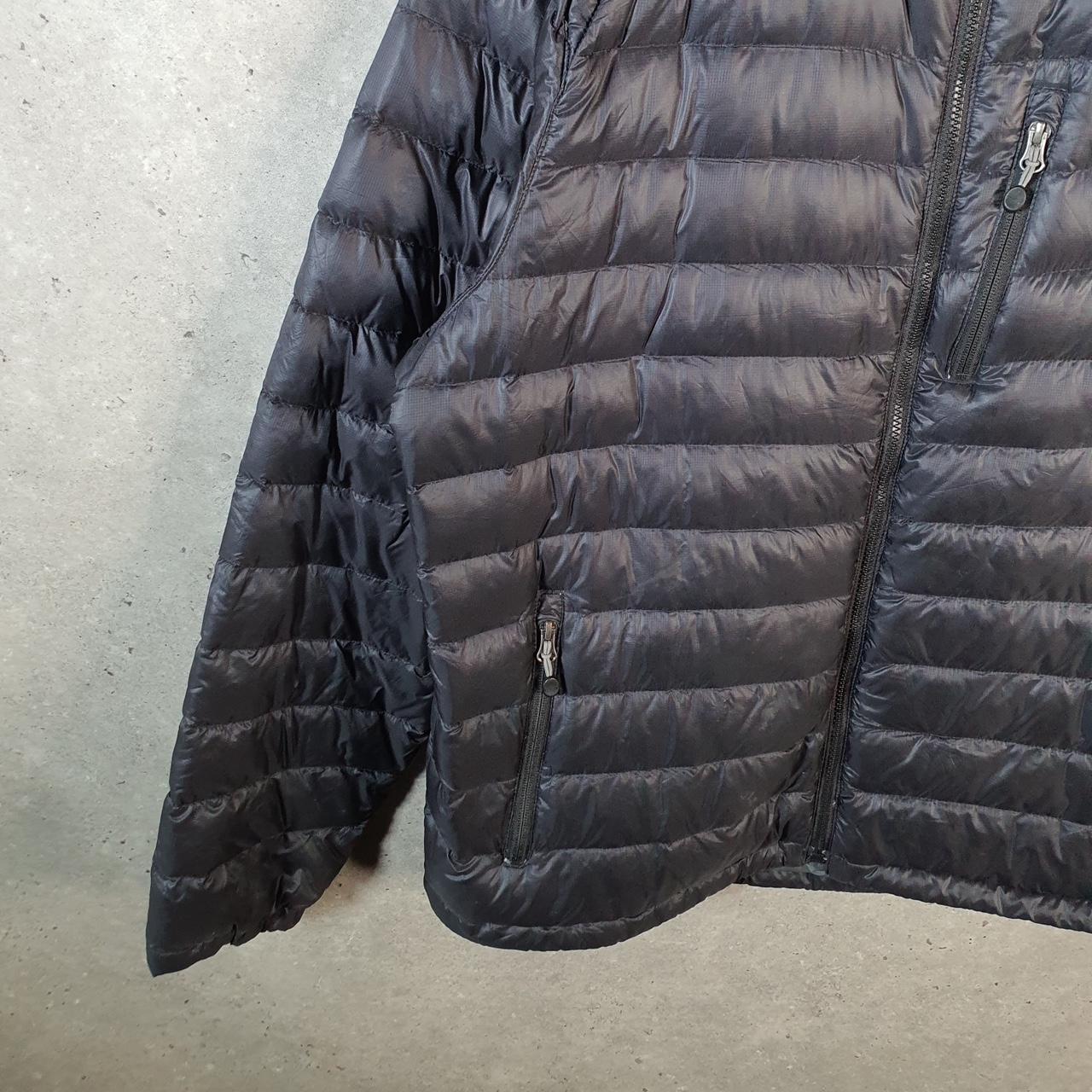 Vintage L.L. Bean Downtex Goose Down Puffer Jacket Mens XL Black Waterproof Shell