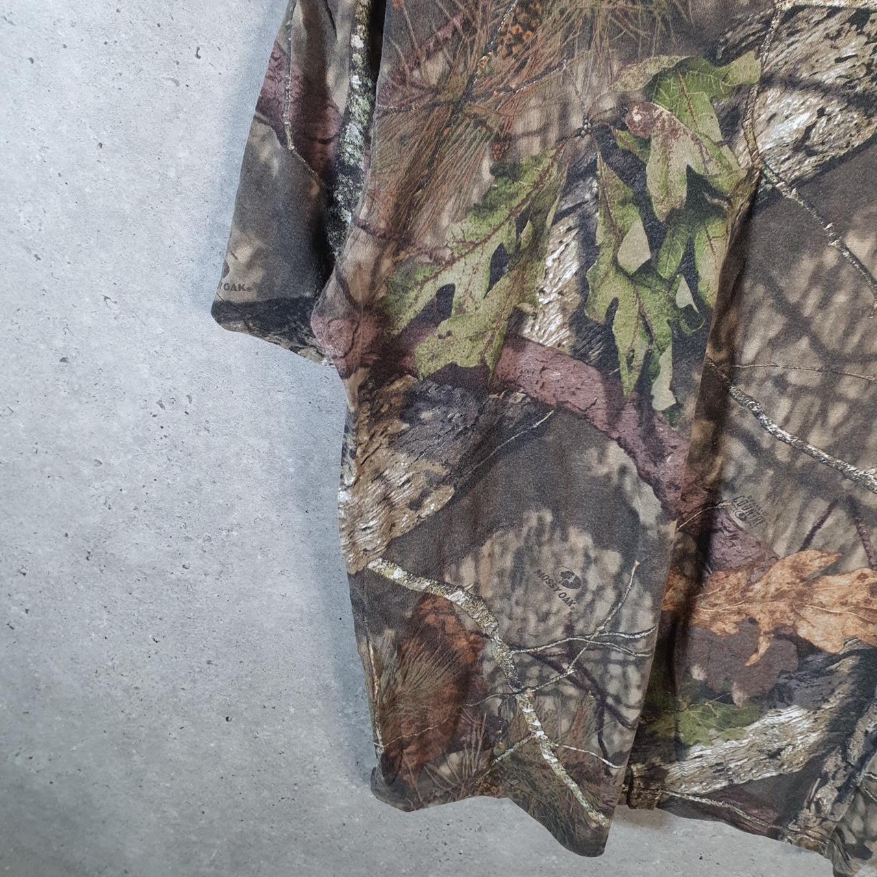 Vintage Magellan Hunt Gear RealTree Camoflauge T Shirt Mens Large Camo Short Sleeve