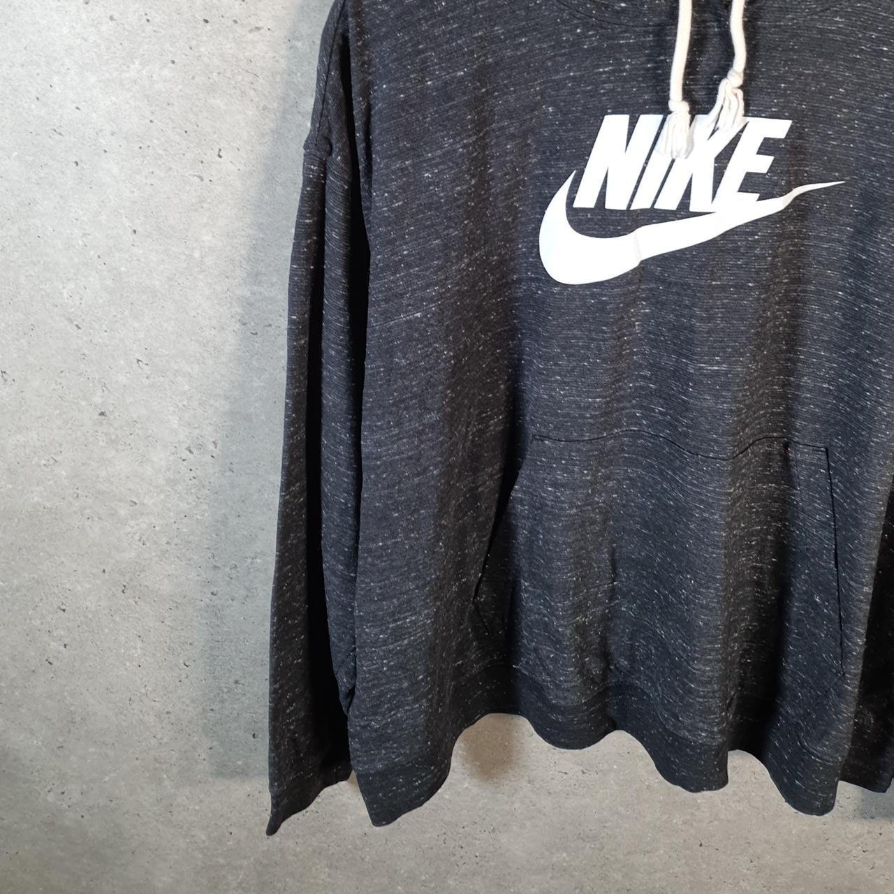 Vintage Nike Club Hoodie Womens 2XL Grey Swoosh Y2K Pullover Logo