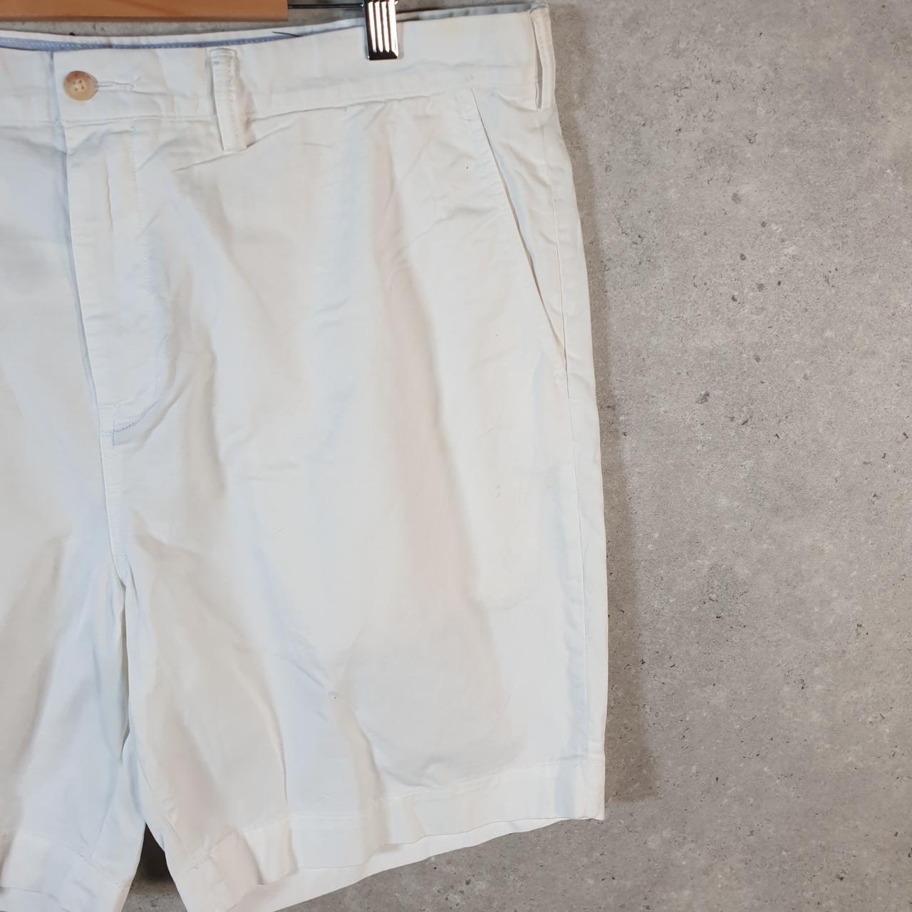 Vintage Ralph Lauren Polo Shorts Jorts Chino Cargo Men’s W40 White Baggy Cotton