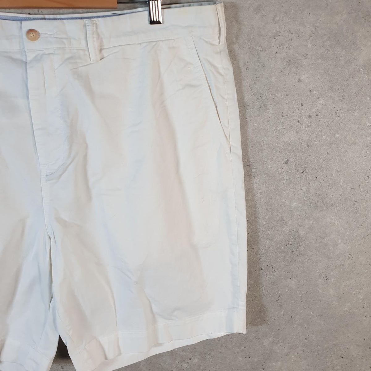 Vintage Ralph Lauren Polo Shorts Jorts Chino Cargo Men’s W40 White Baggy Cotton