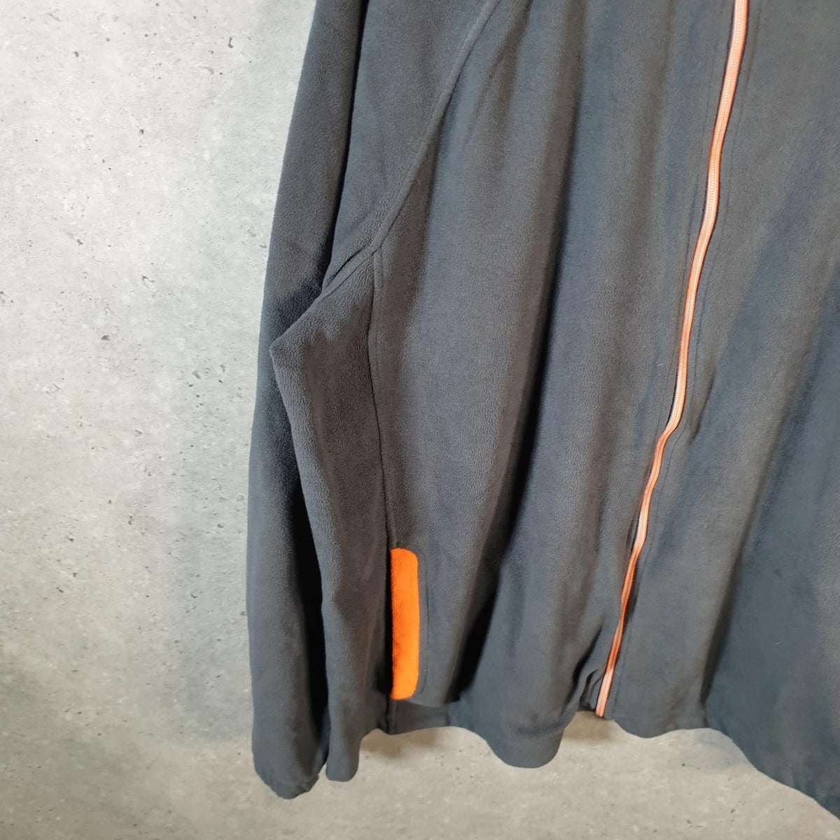 Vintage Starter Full Zip Fleece Sweatshirt Mens XL Grey Logo Winter