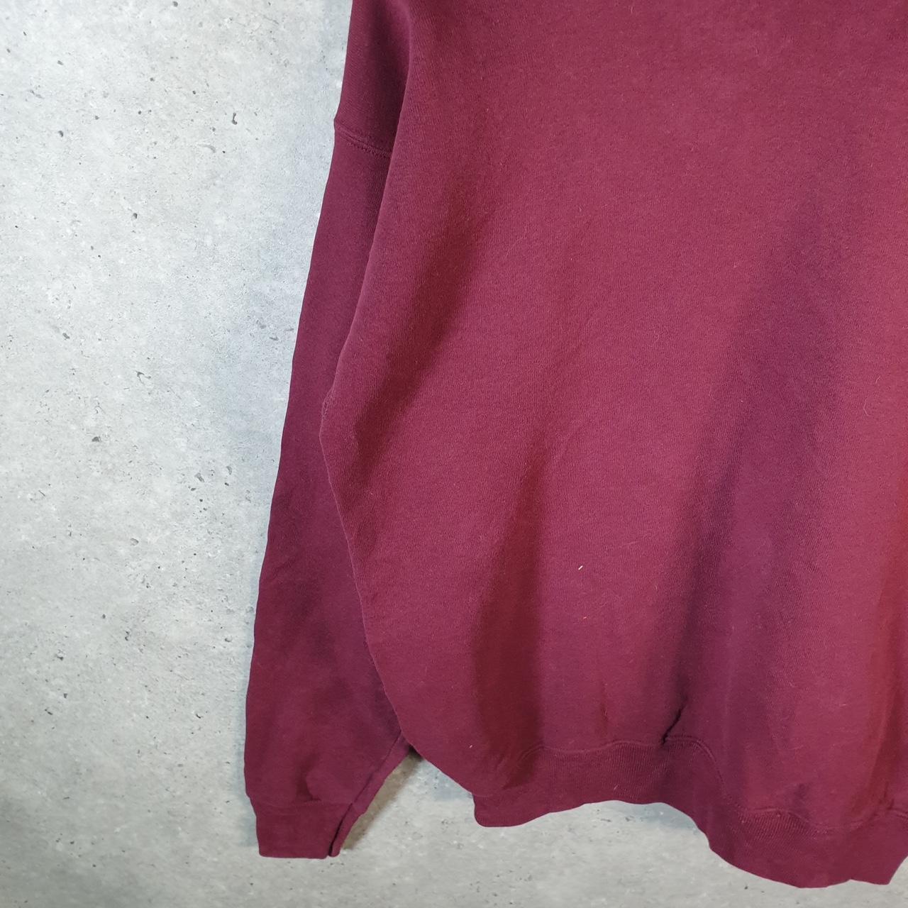 Vintage Lee Heavyweight Sweatshirt Men’s Large Burgundy Red USA Newport Pineapple