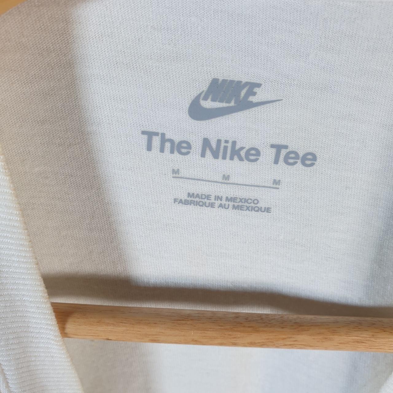 Vintage Nike Spellout T Shirt Men’s Medium White Logo Swoosh Athletic