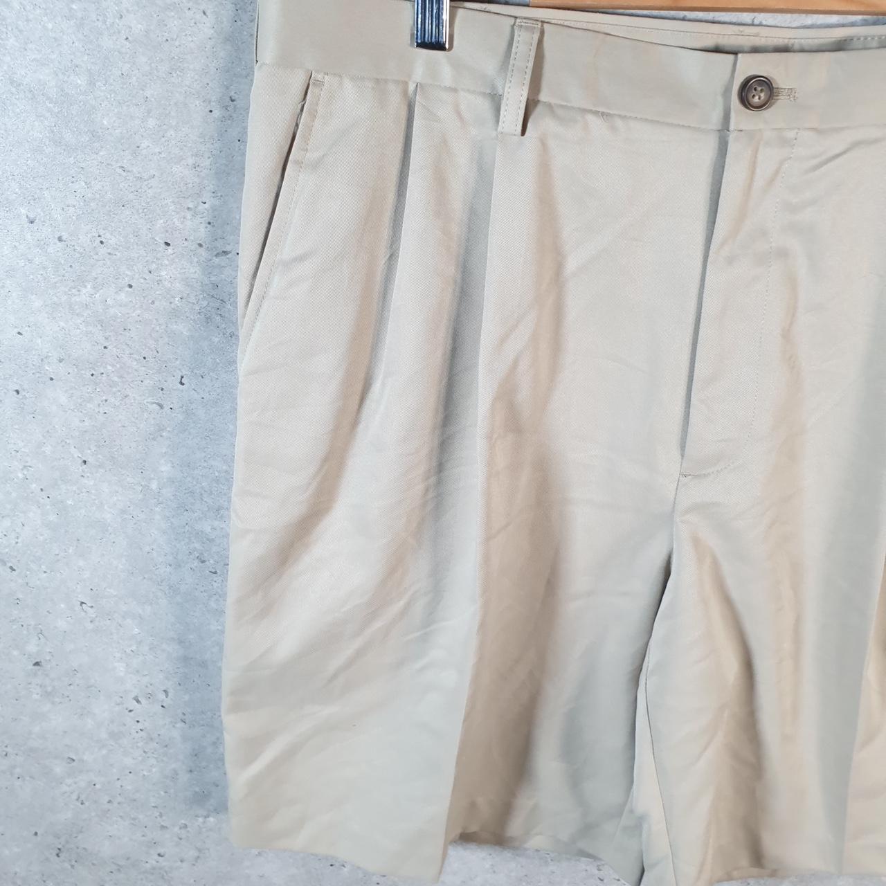 Vintage Izod Golf Chino Shorts Jorts Cargo Men’s W38 Brown Baggy Cotton