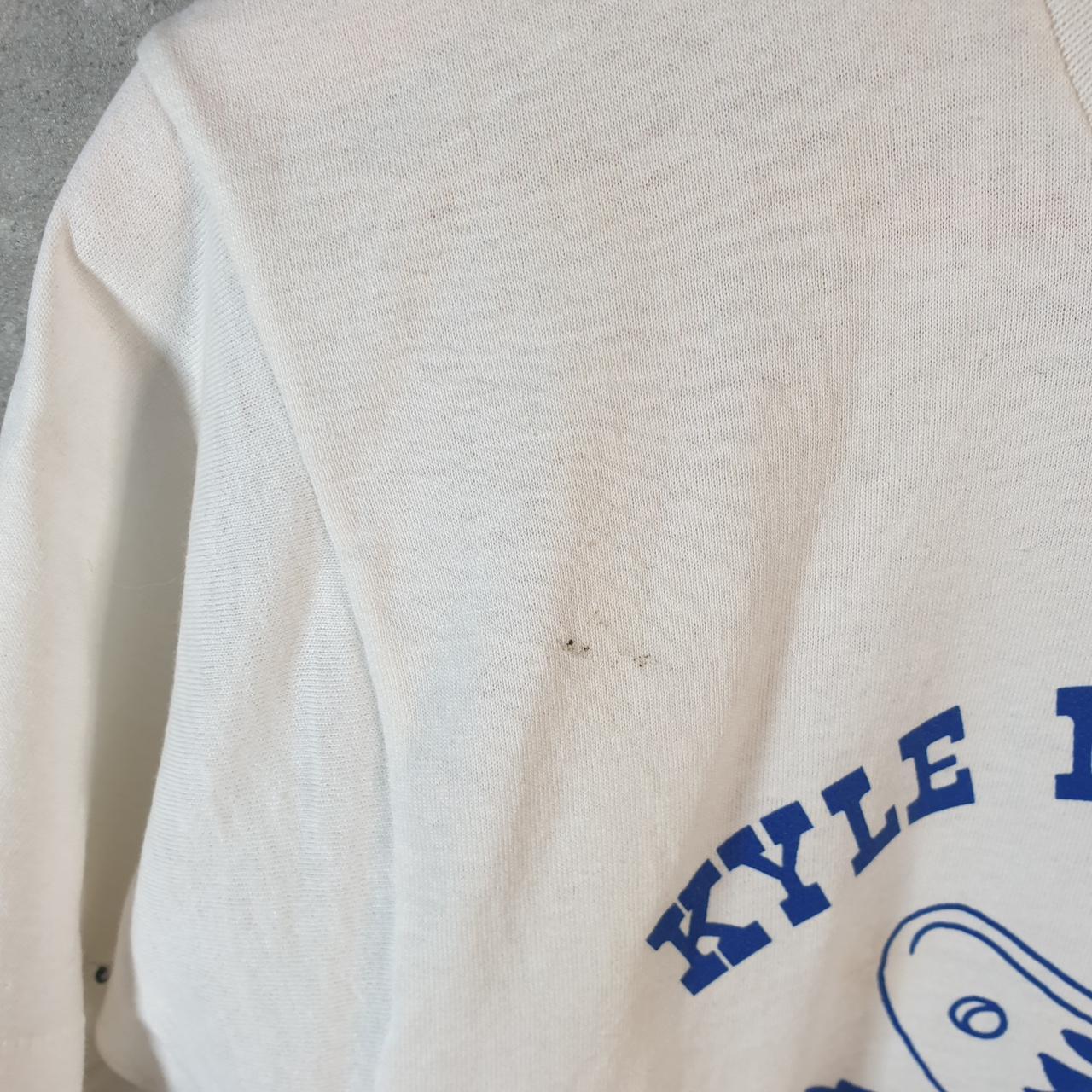 Vintage Screen Stars Kyle Middle School A Team USA Single Stitch T Shirt Men’s Medium White