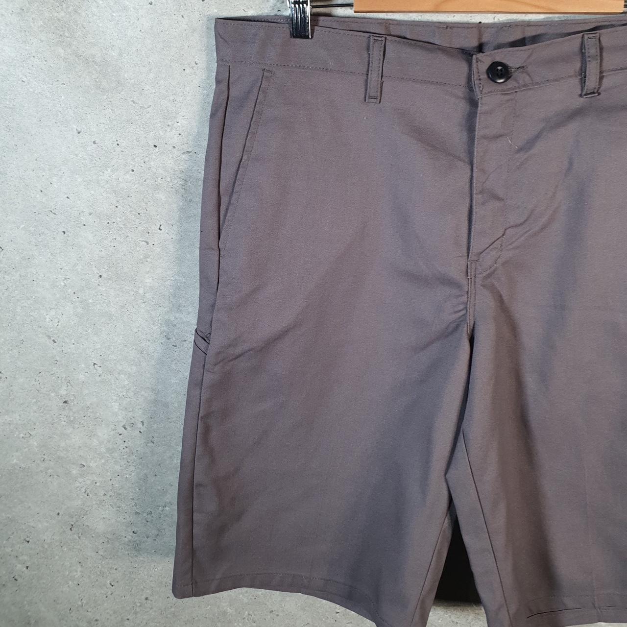 Vintage Dickies Baggy Chino Shorts Jorts Cargo Mens W36 Grey Regular Fit