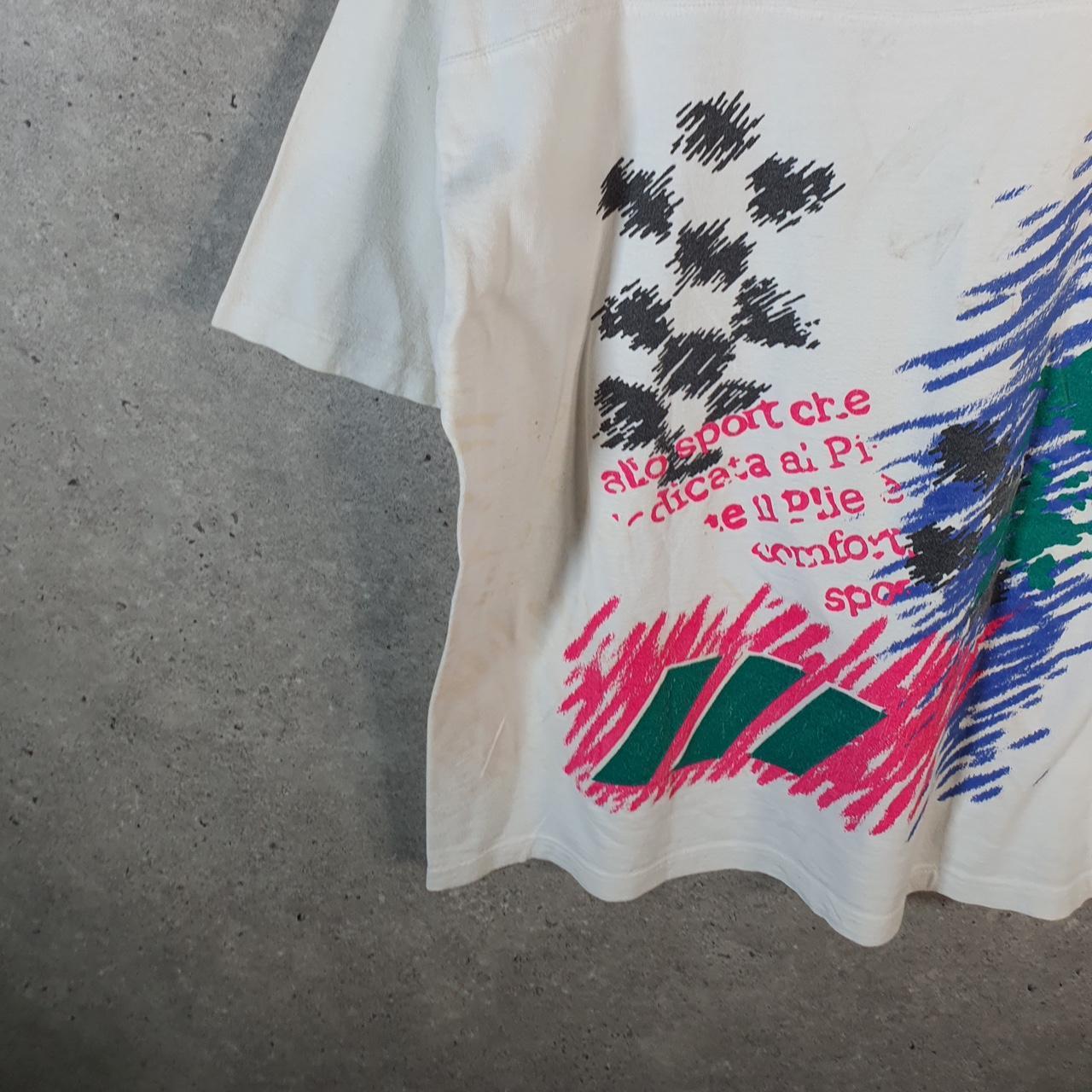 Vintage The Body Co Graphic Spellout 90s USA Single Stitch T Shirt Men’s Small White