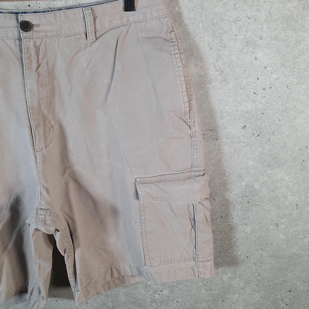Vintage Chaps Ralph Lauren Polo Shorts Jorts Cargo Men’s W36 Beige Baggy Cotton A4450