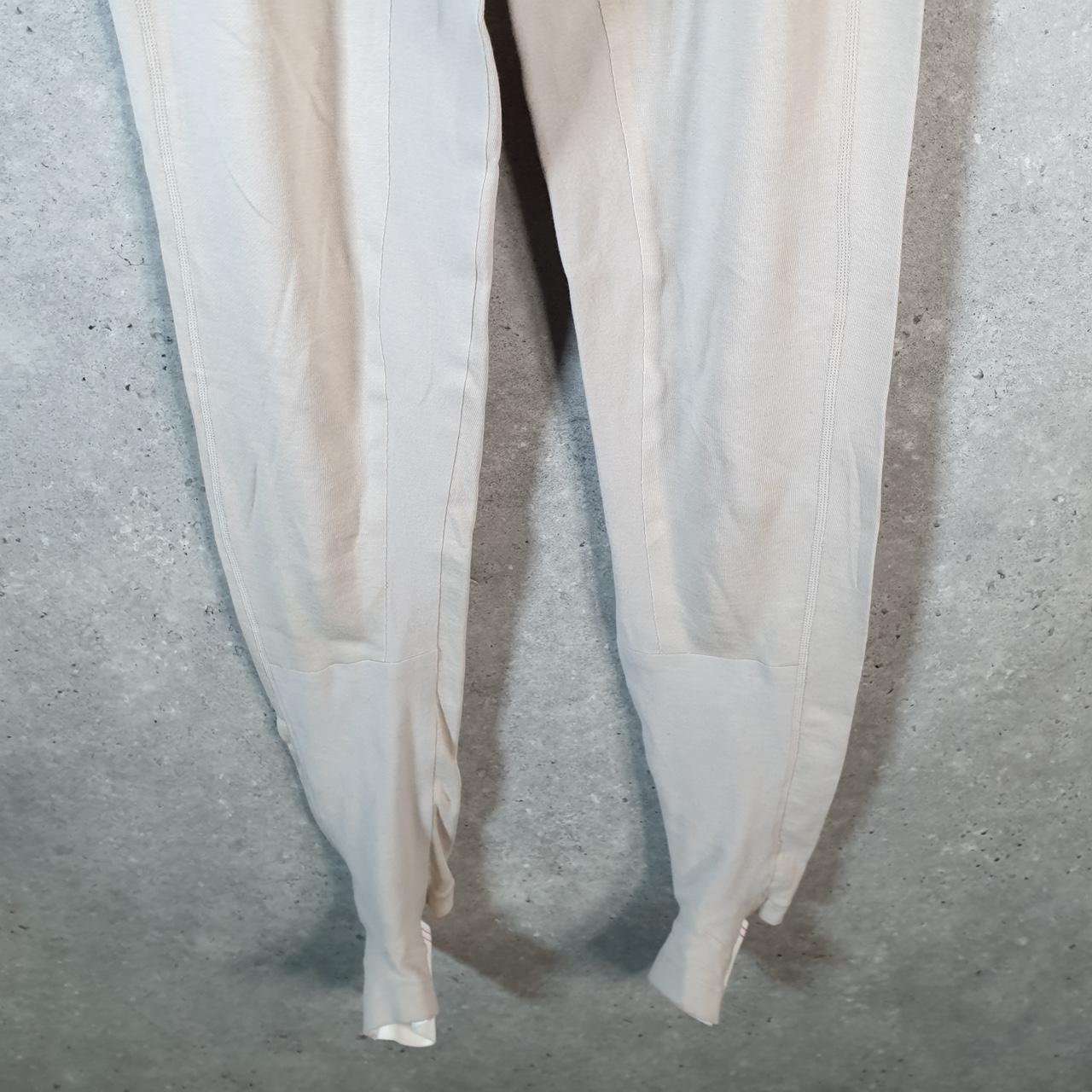 Vintage Nike NIKELAB A.A.E. 3.0 UNIQUE HIGH WAIST LEGGINGS Joggers Womens Small Beige Swoosh Sports Tracksuit - Big Fish Vintage