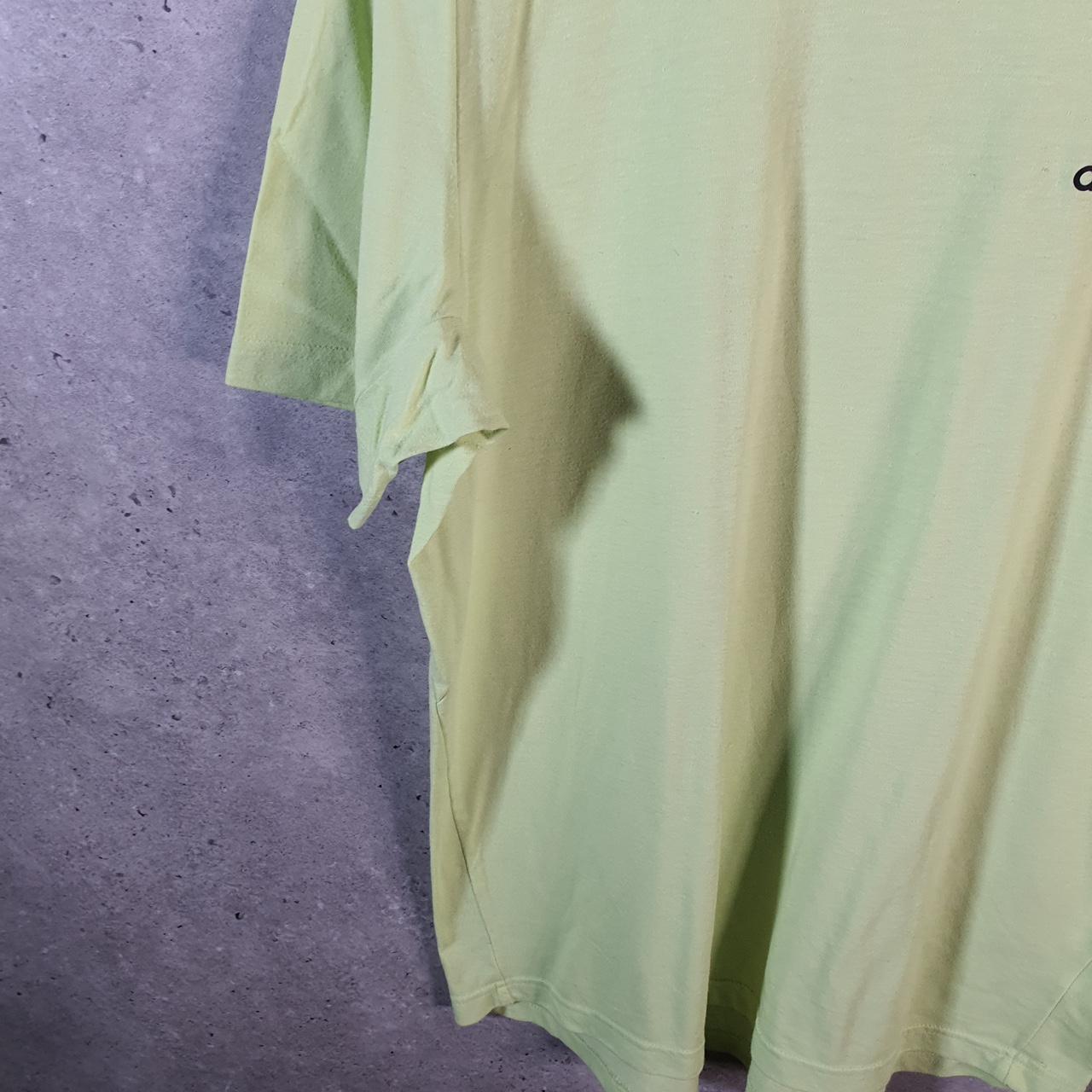 Vintage Adidas Aeroready T Shirt Men’s Large Green Three Stripes Logo Athletic