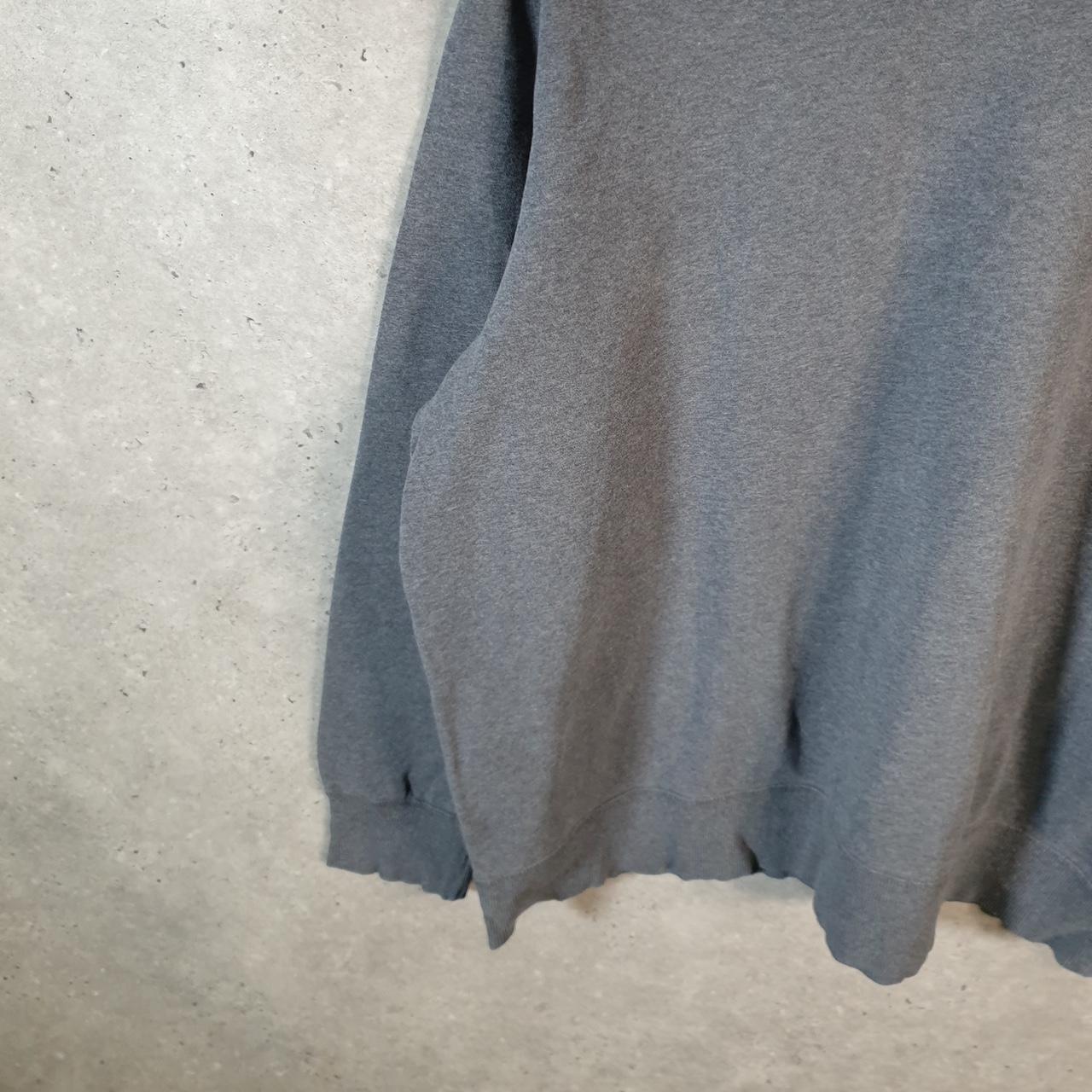 Vintage Nike Club Embroidered Sweatshirt Men’s 2XL Grey Swoosh Y2K Pullover Logo