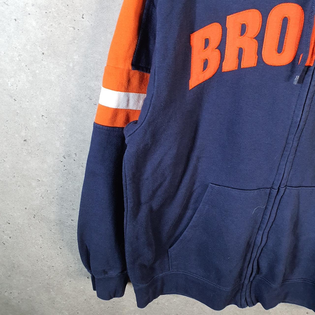 Vintage NFL Denver Broncos Hoodie Womens Medium Blue USA Pro Sport American Football