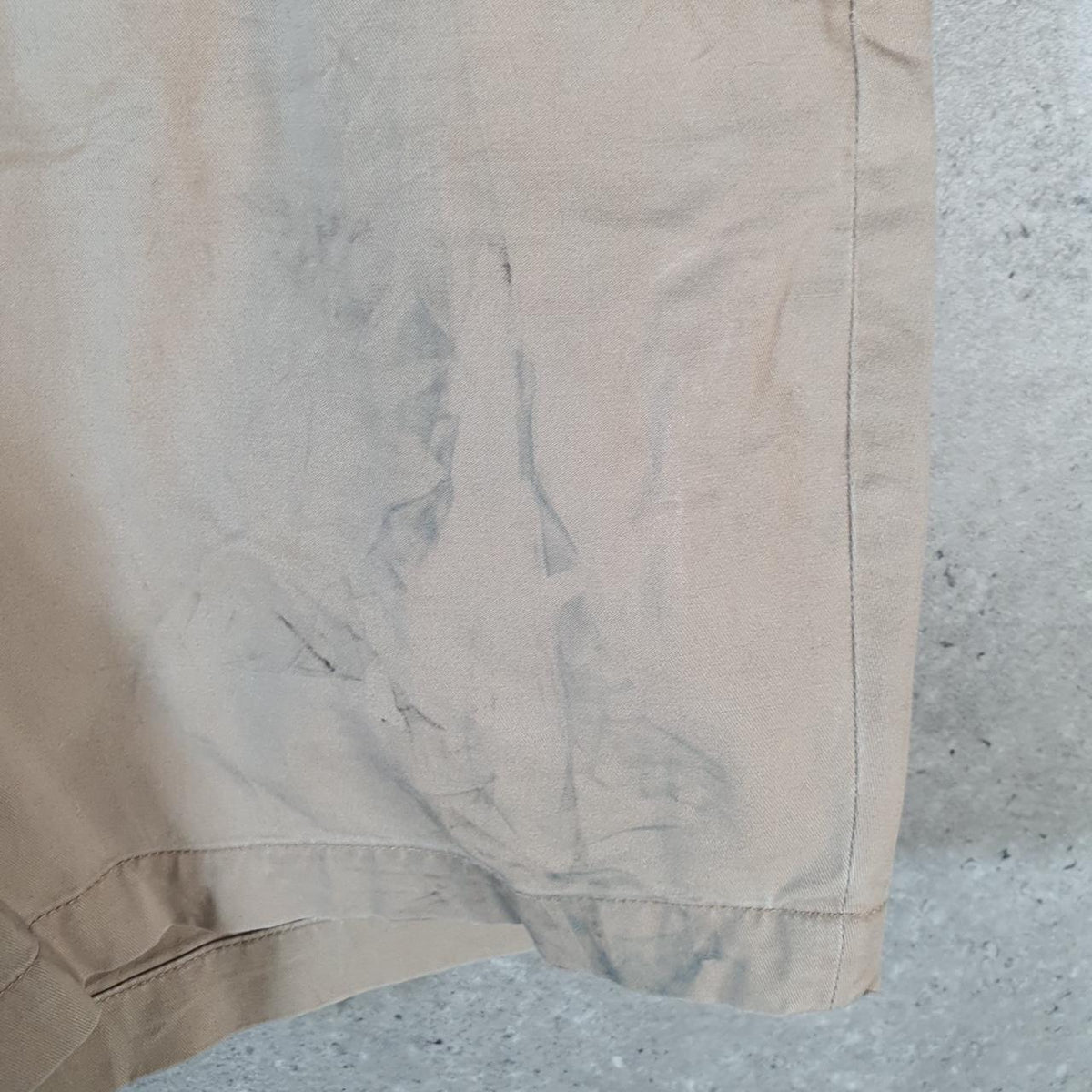Vintage Ralph Lauren Polo Shorts Jorts Cargo Men’s W31 Beige Baggy Cotton A4654
