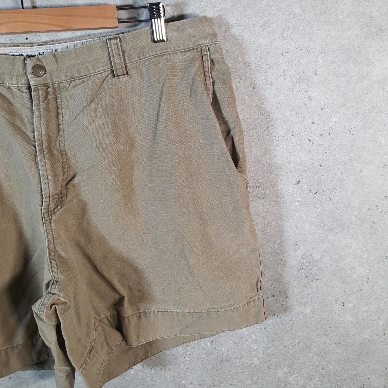 Vintage Columbia Carpenter Shorts Jorts Cargo Men’s W40 Brown Athletic Hiking Baggy A4438