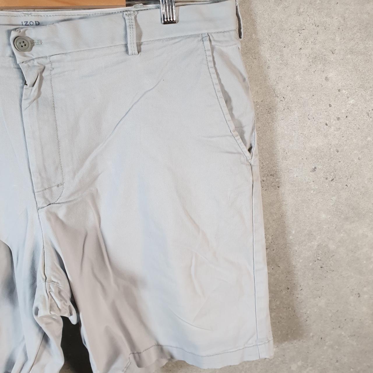 Vintage Izod Golf Chino Shorts Jorts Cargo Men’s W38 Brown Baggy Cotton