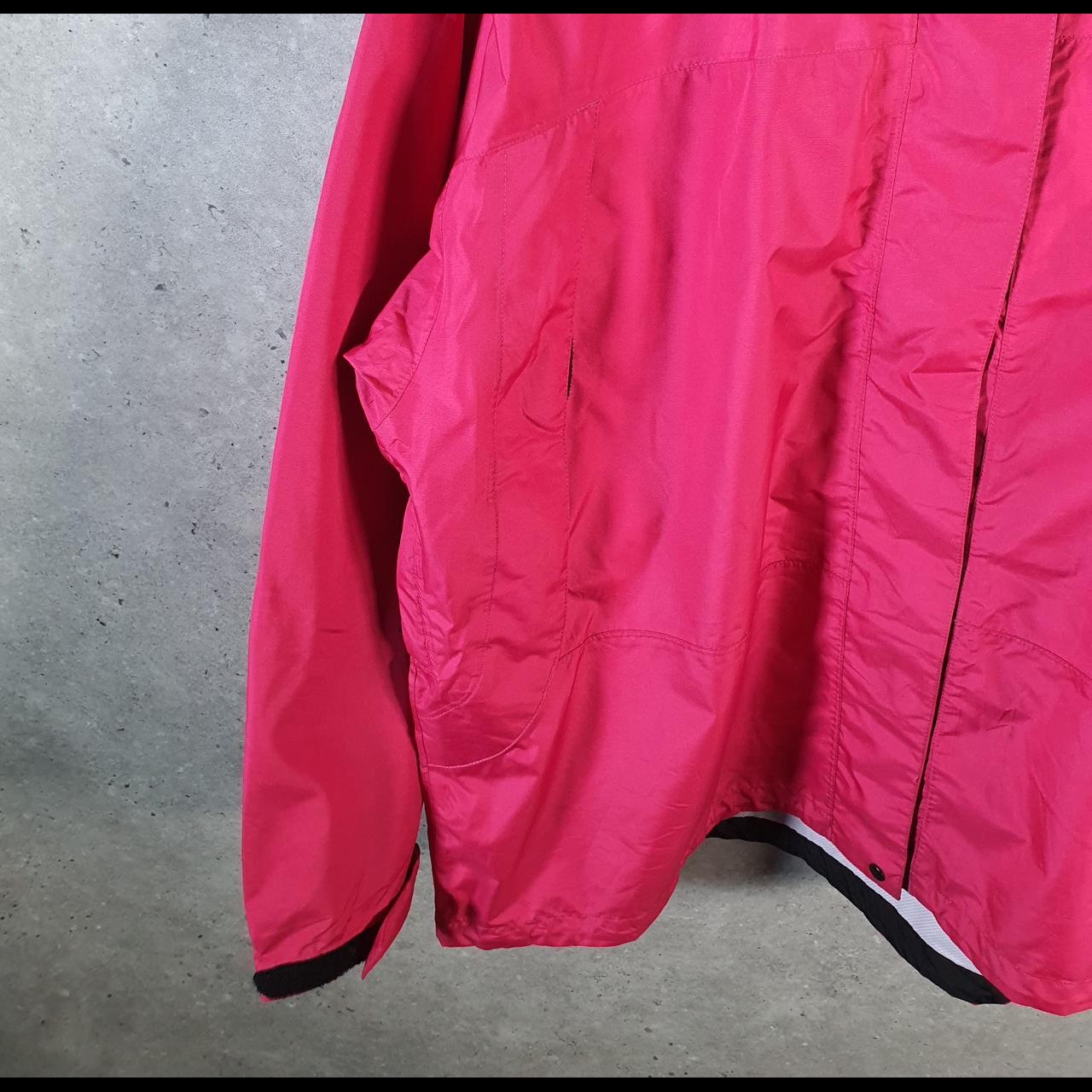 Vintage L.L. Bean Outdoors Nylon Jacket Womens 2XL Pink Waterproof Hooded
