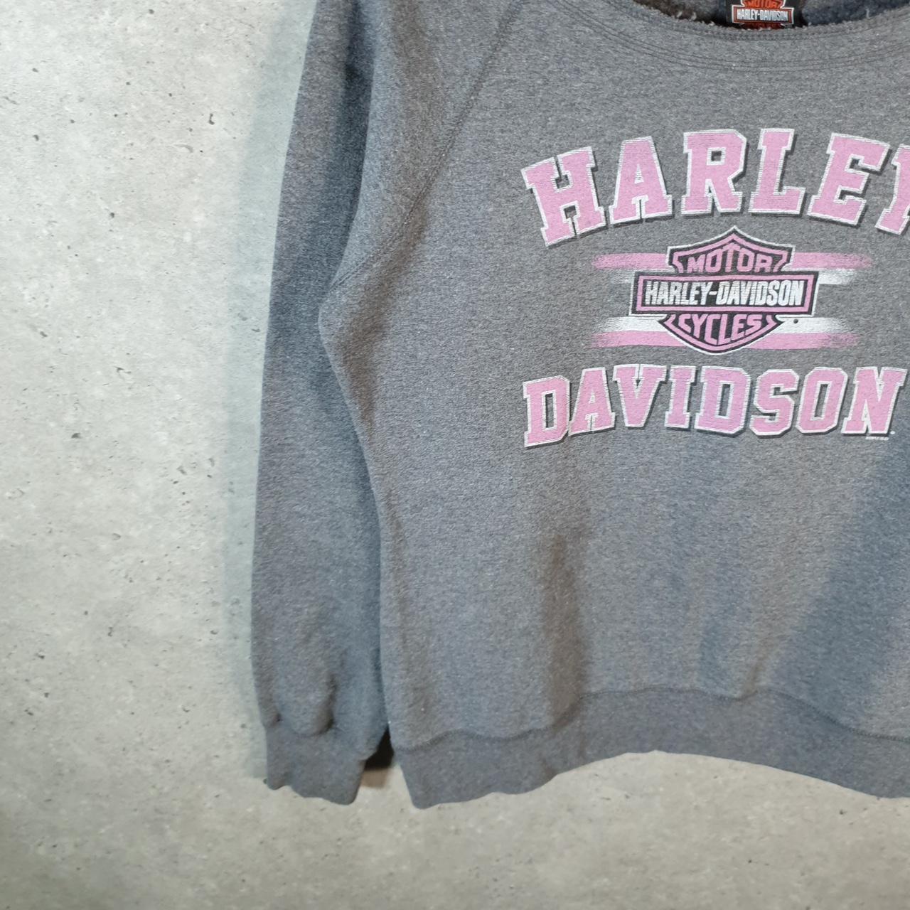 Vintage Harley Davidson Laidlaws Baldwin Park 2012 Sweatshirt Womens M Grey