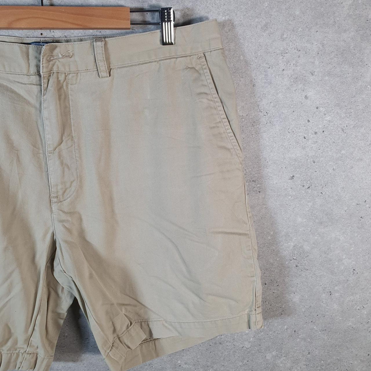 Vintage Ralph Lauren Polo Shorts Jorts Cargo Men’s W38 Beige Baggy Cotton A4667