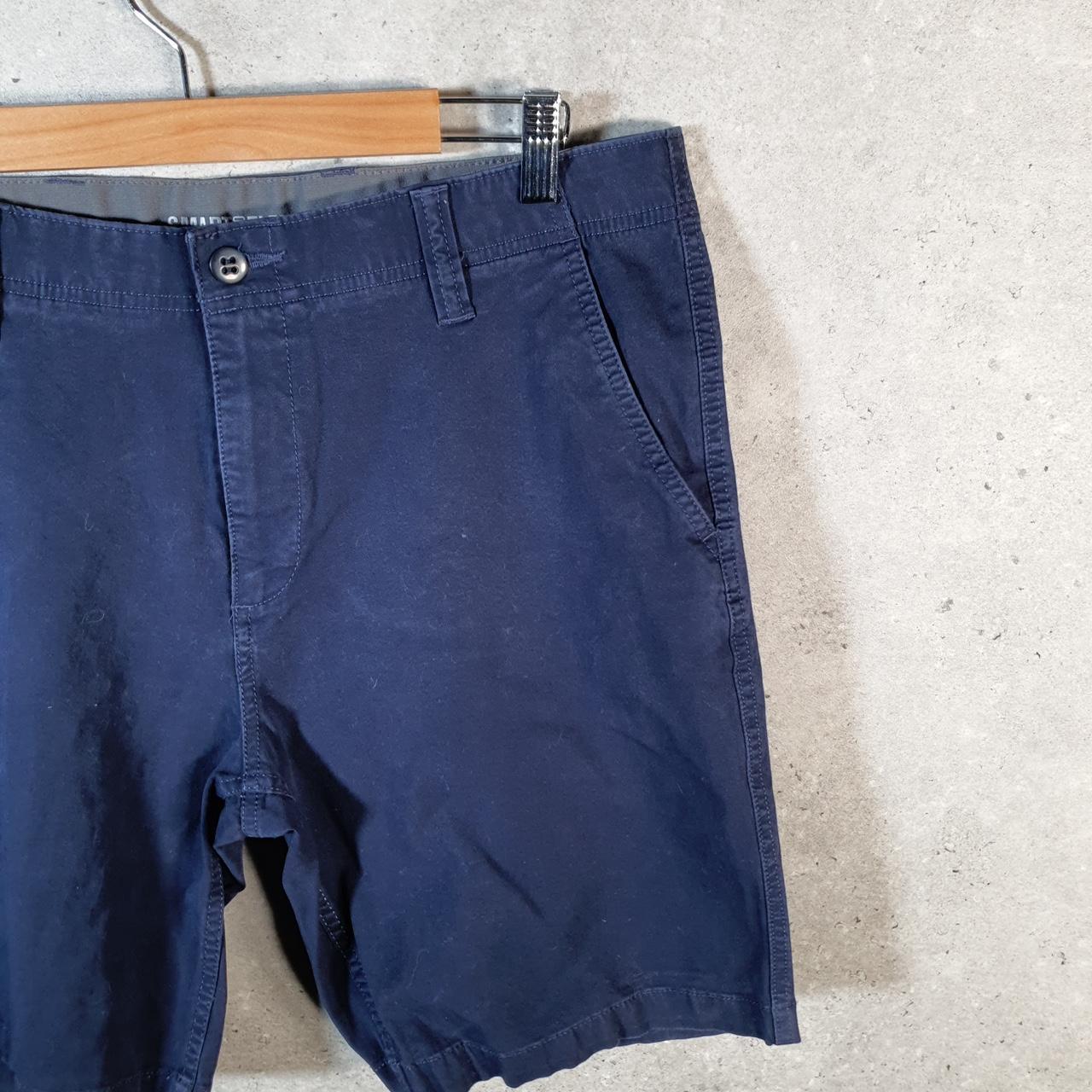 Vintage Dockers Golf Chino Shorts Jorts Cargo Men’s W36 Navy Blue Baggy Cotton