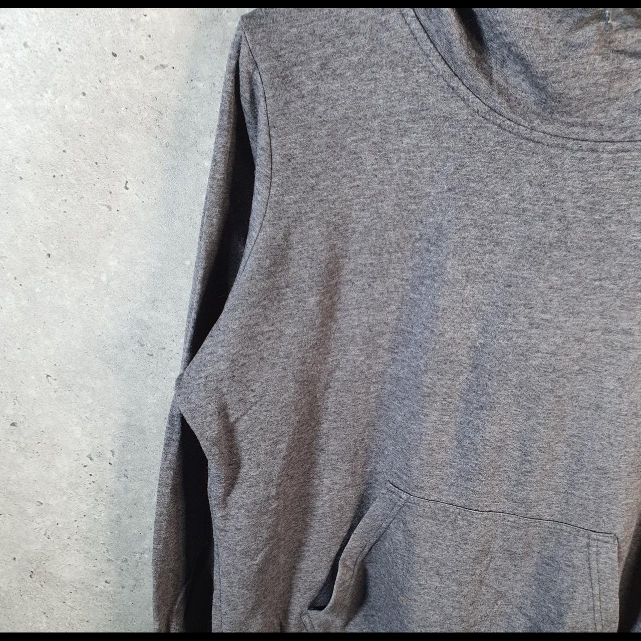 Vintage Nike Club Hoodie Womens Large Grey Swoosh Y2K Pullover Logo