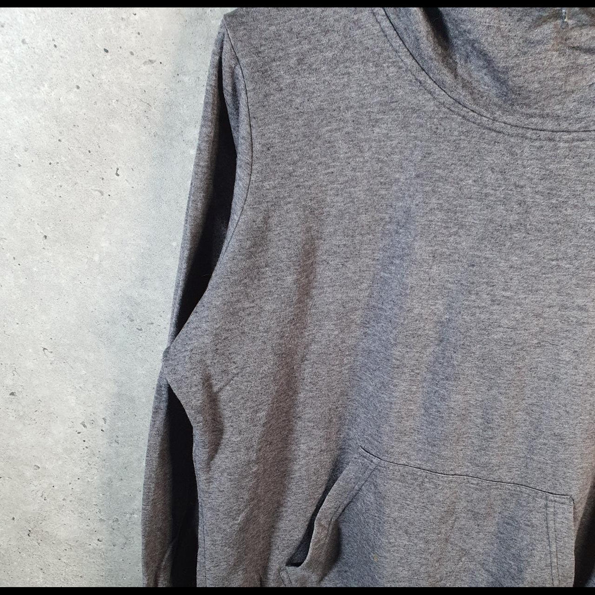 Vintage Nike Club Hoodie Womens Large Grey Swoosh Y2K Pullover Logo