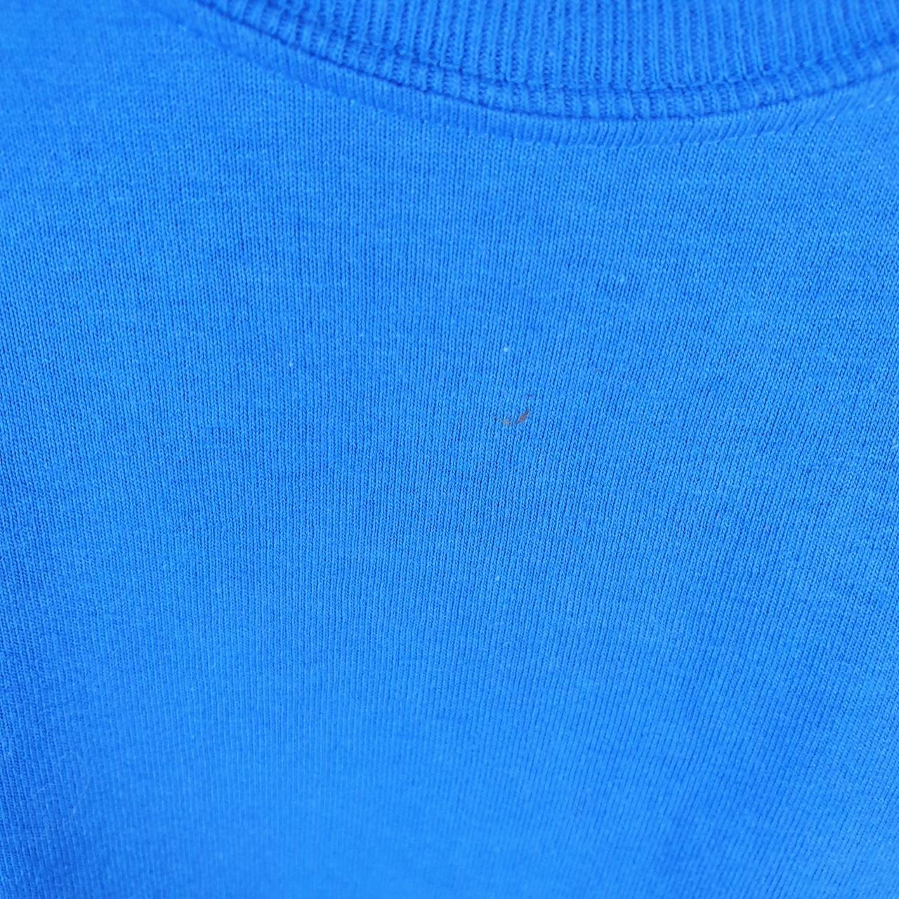 Vintage Adidas Spellout Maryland Soccer T Shirt Men’s Medium Blue Three Stripes Athletic