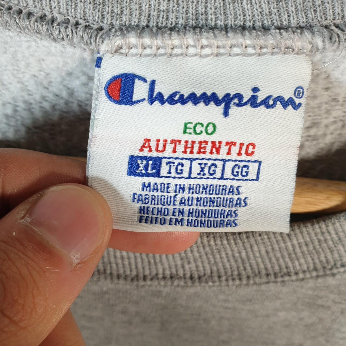 Vintage Champion Sweatshirt Men’s XL Grey USA Pullover Colgate Hockey