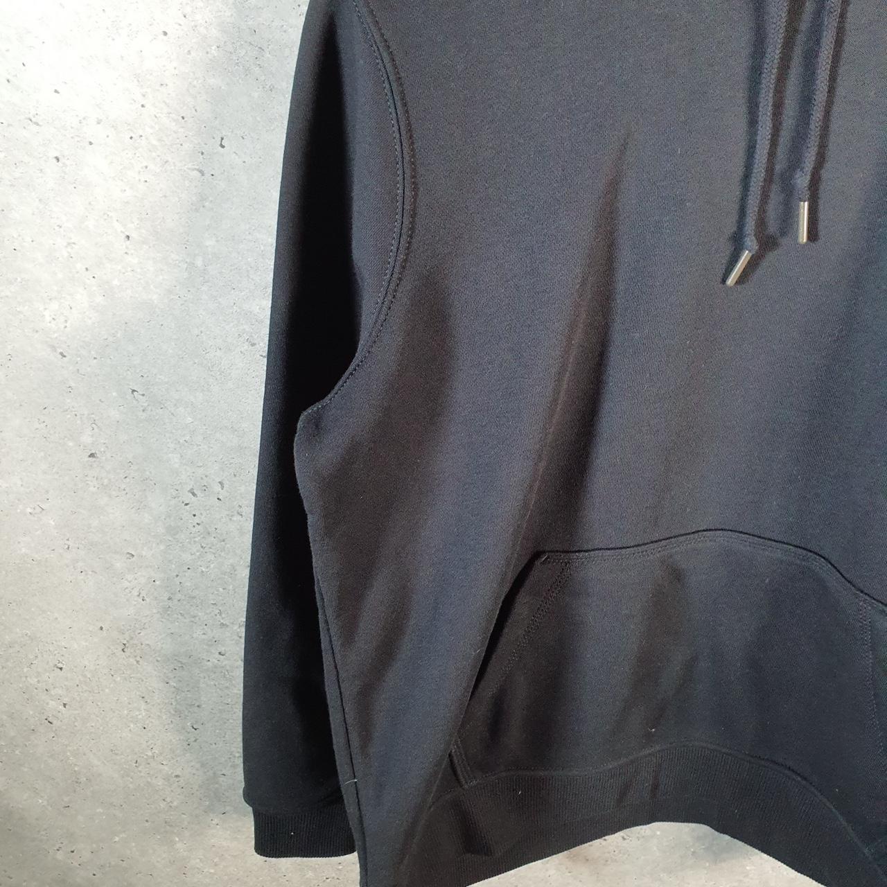 Vintage Carhartt Hoodie Womens Large Black Pullover Blank USA Relaxed Fit