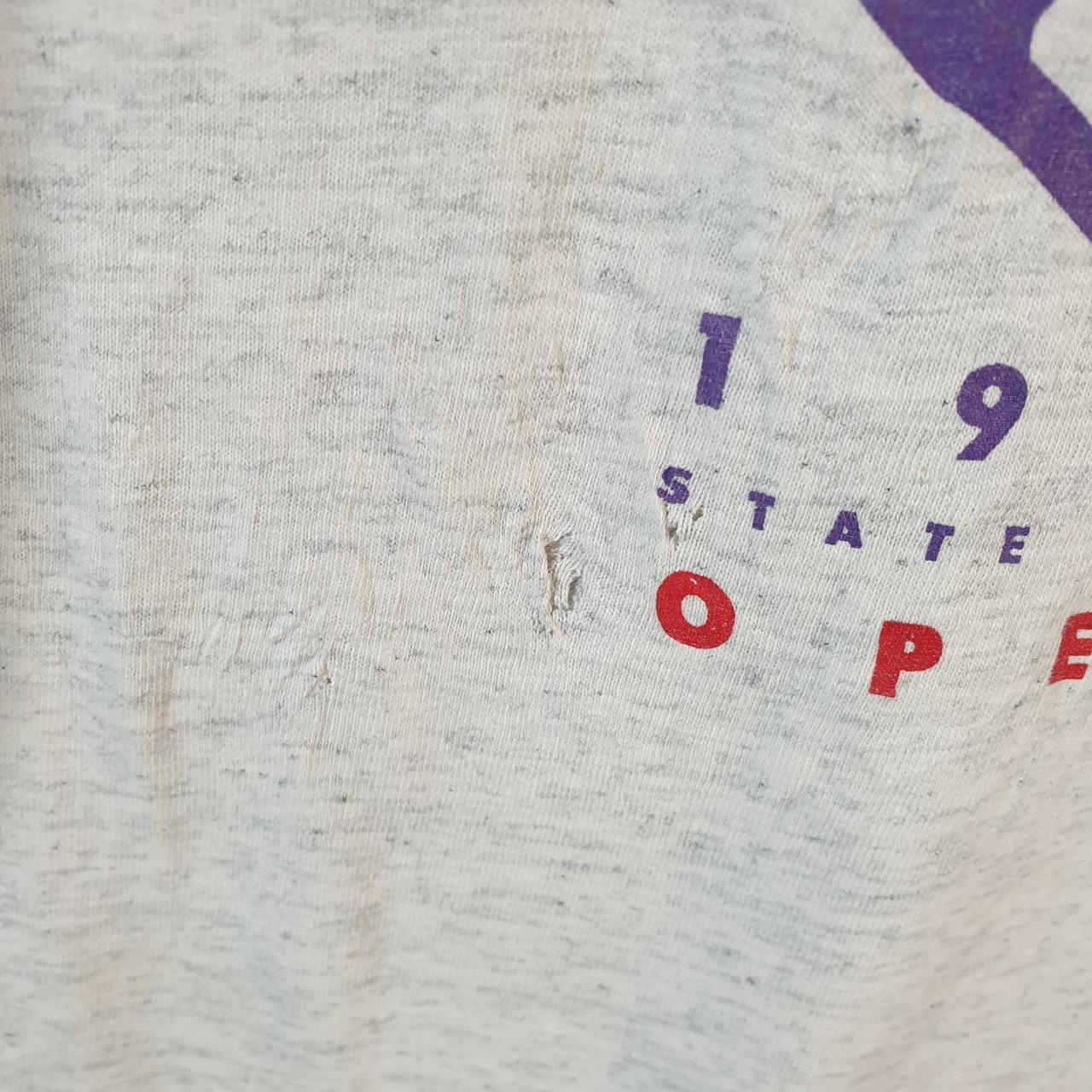 Vintage Allsport Alabama Dixie Youth 1994 USA Single Stitch T Shirt Men’s Large Grey