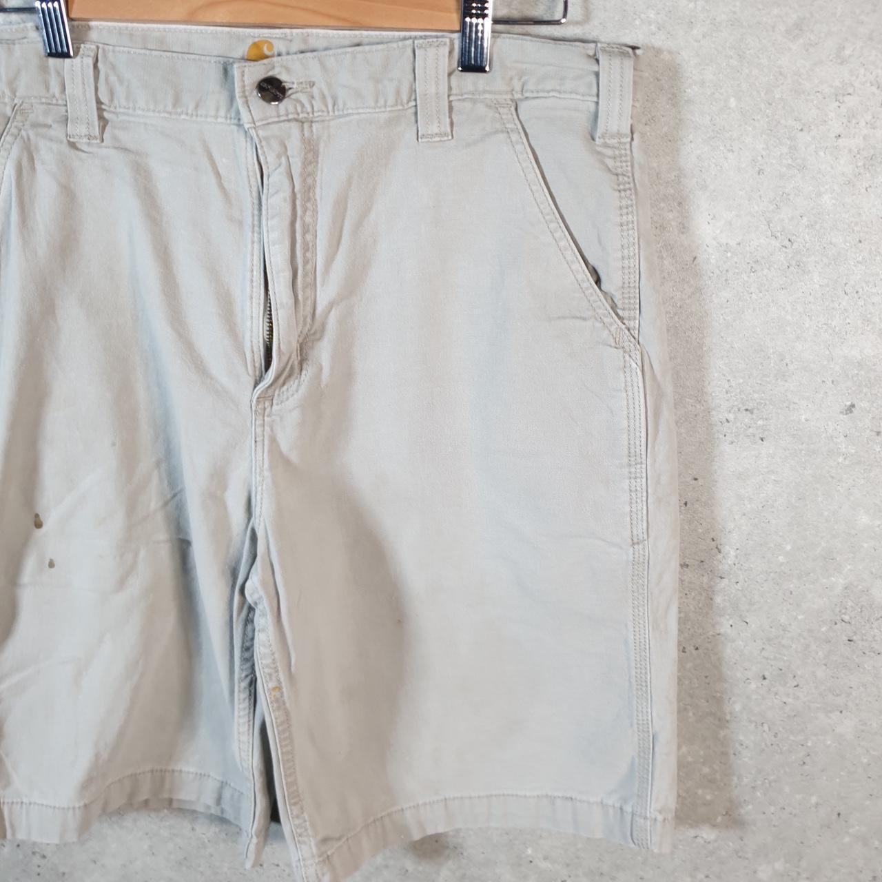 Vintage Carhartt Baggy Carpenter Shorts Jorts Cargo Men’s W36 Brown Relaxed Fit Workwear