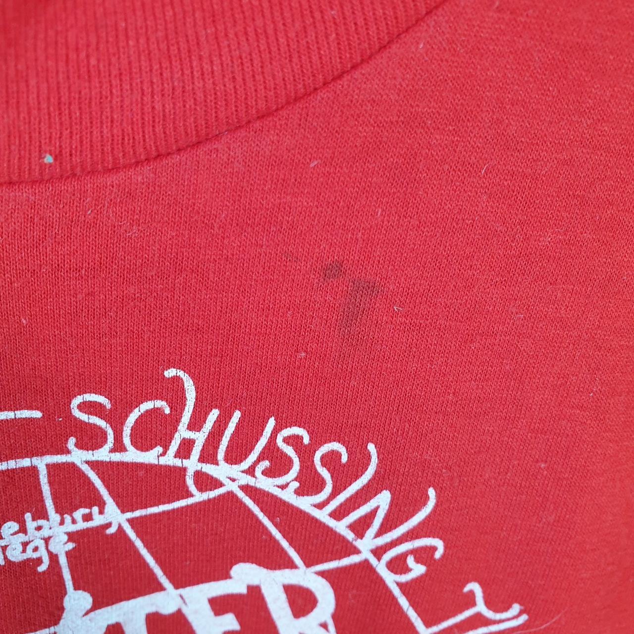 Vintage Sportswear 1981 Winter Carnival USA Single Stitch T Shirt Men’s Large Red