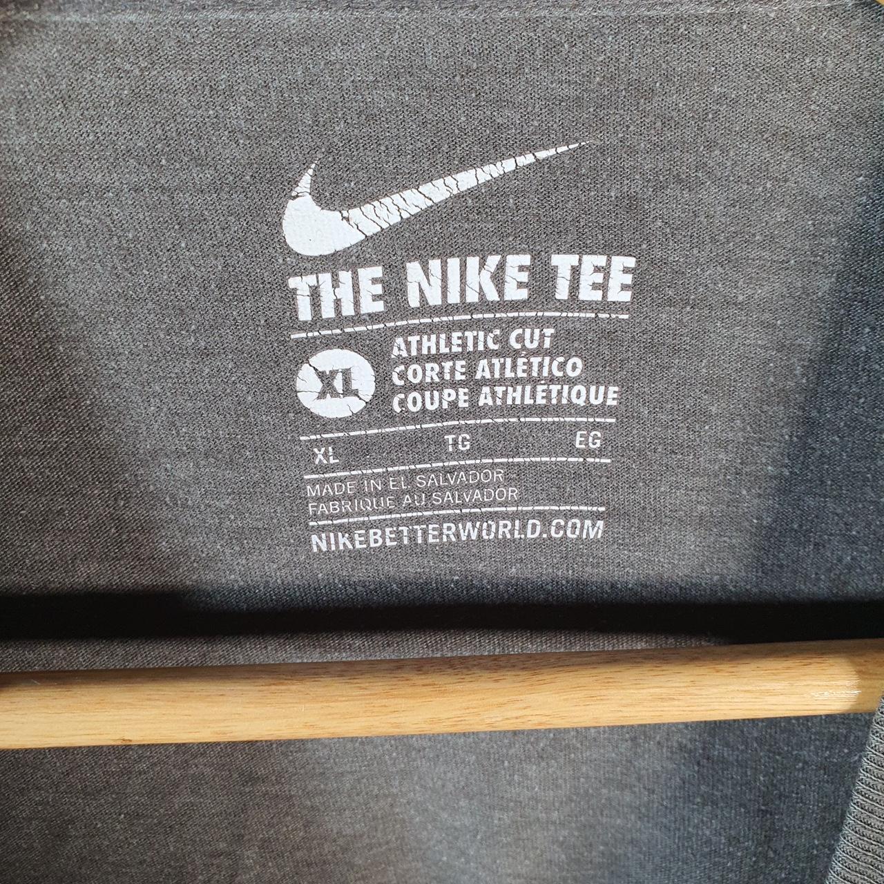 Vintage Nike T Shirt Shirt Men’s XL Grey Swoosh Logo Athletic C9742
