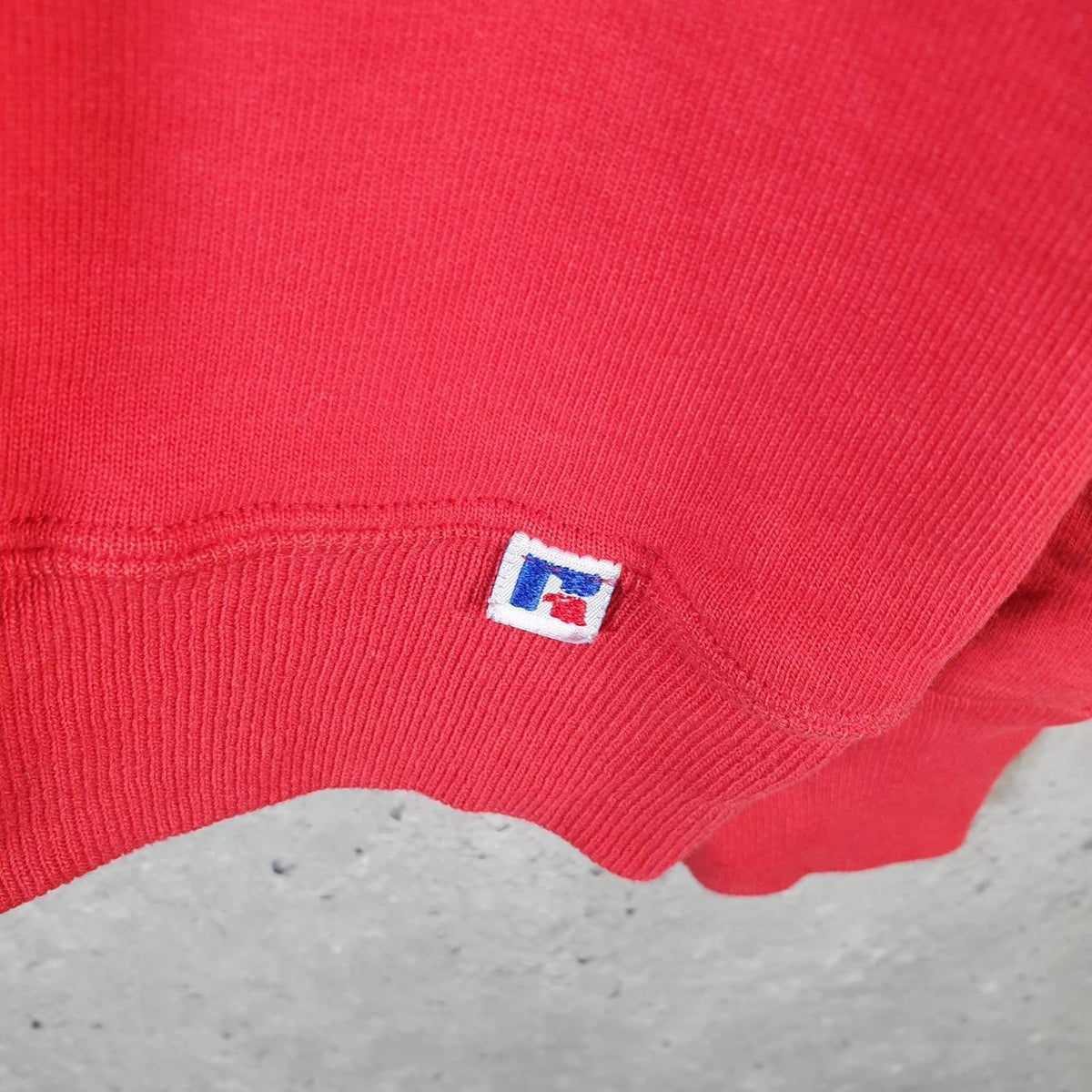 Vintage Russell Athletic Kansas University USA Sweatshirt Men’s Large Red Pullover
