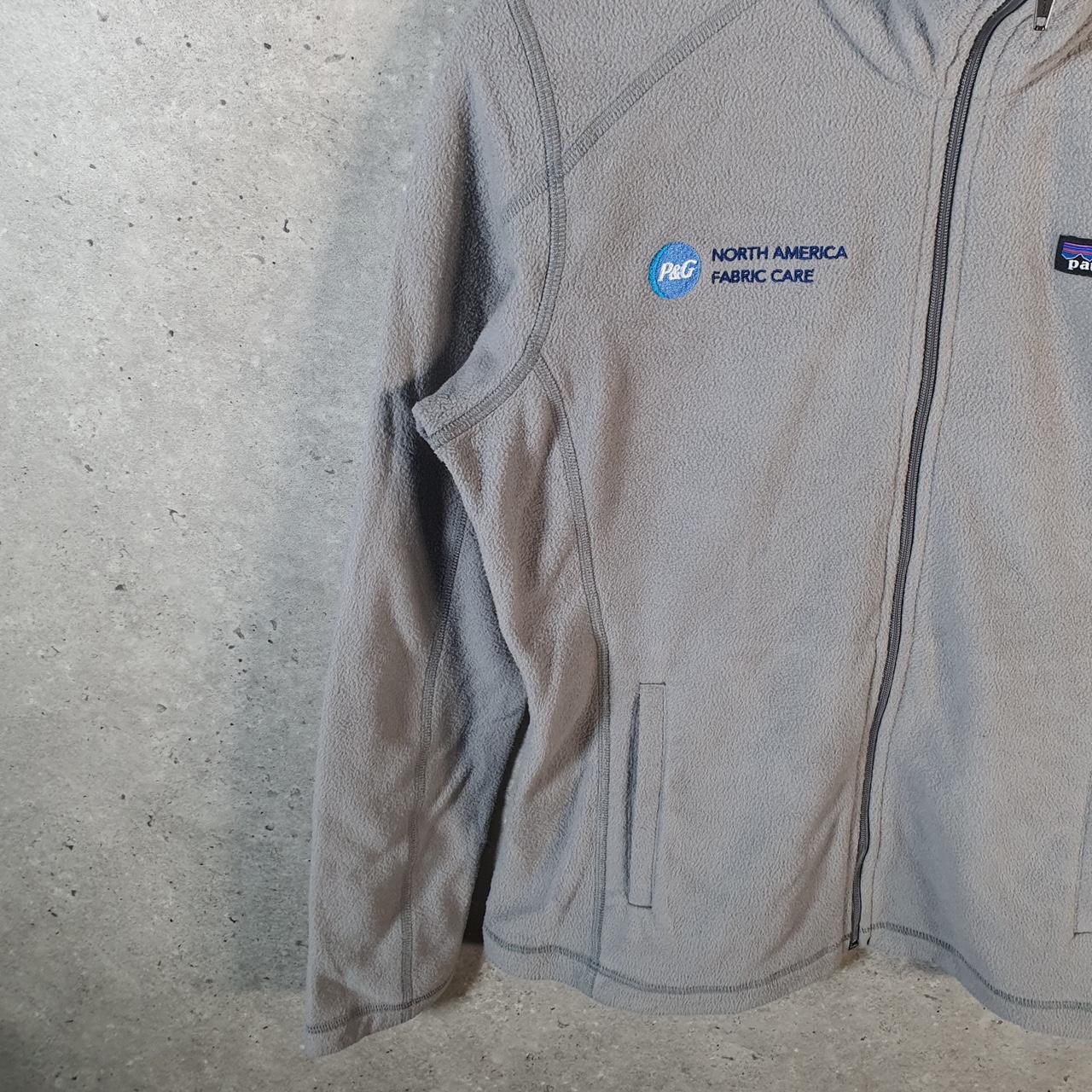 Vintage Patagonia Micro D Full Zip Pullover Sweatshirt Womens Small Grey Winter