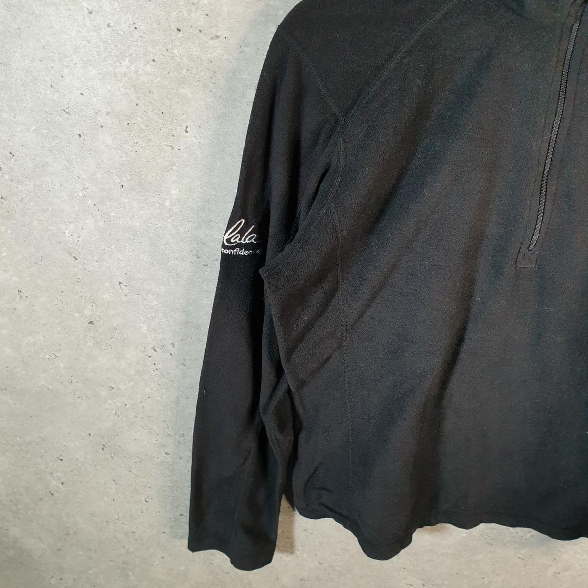 Vintage Patagonia Better Sweater 1/4 Zip Pullover Sweatshirt Womens Medium Black