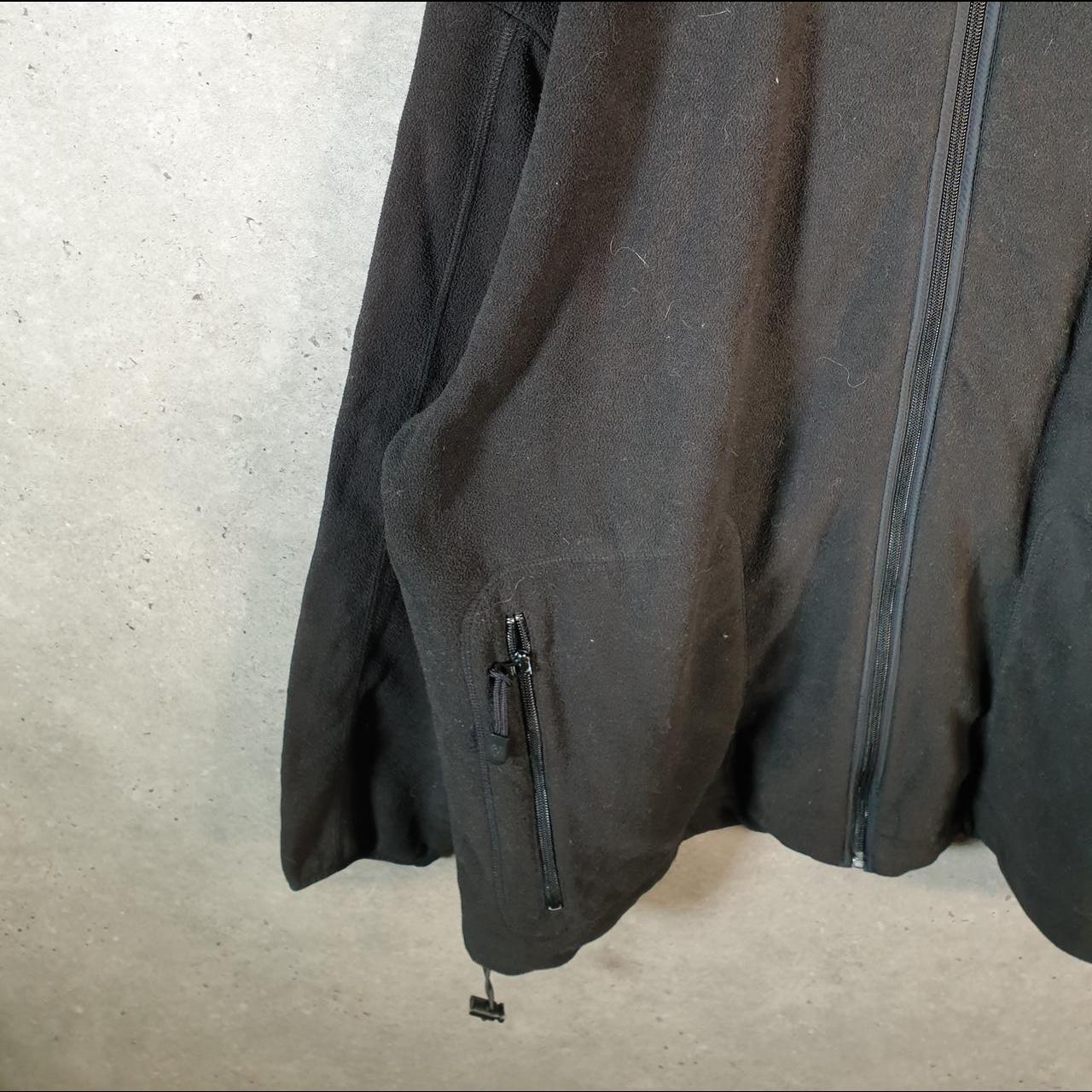 Chaps Ralph Lauren Full Zip Fleece Sweatshirt Mens 2XL Black Embroidered Logo