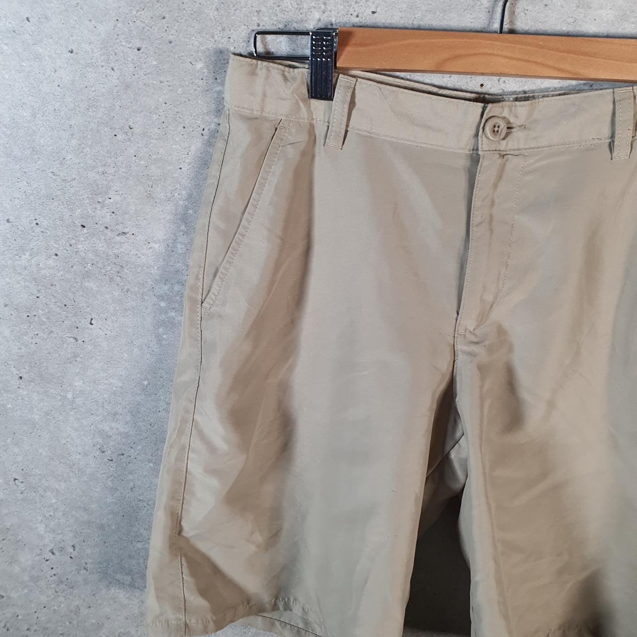 Vintage Izod Shorts Jorts Cargo Womens W30 Brown Baggy Cotton