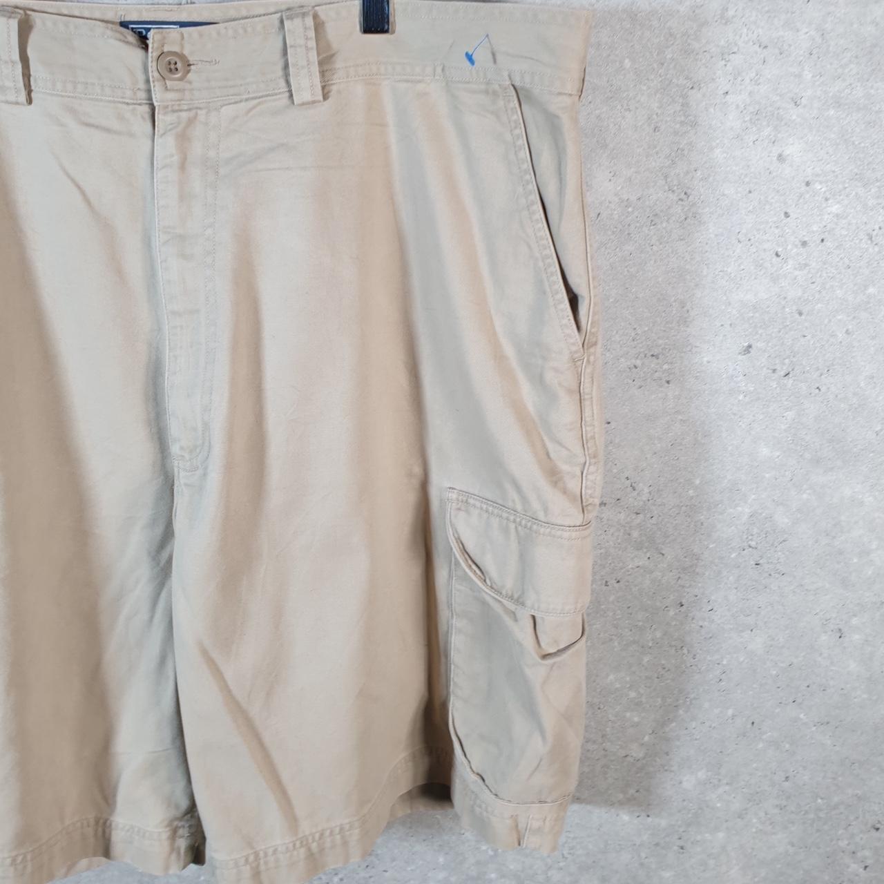 Vintage Ralph Lauren Polo Shorts Jorts Chino Cargo Men’s W40 Brown Baggy Cotton