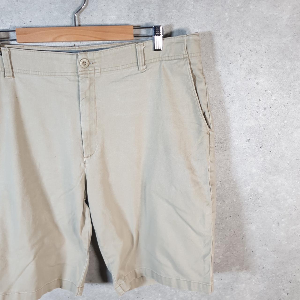 Vintage Dickies Flex Baggy Chino Shorts Jorts Cargo Mens W40 Brown Relaxed Fit