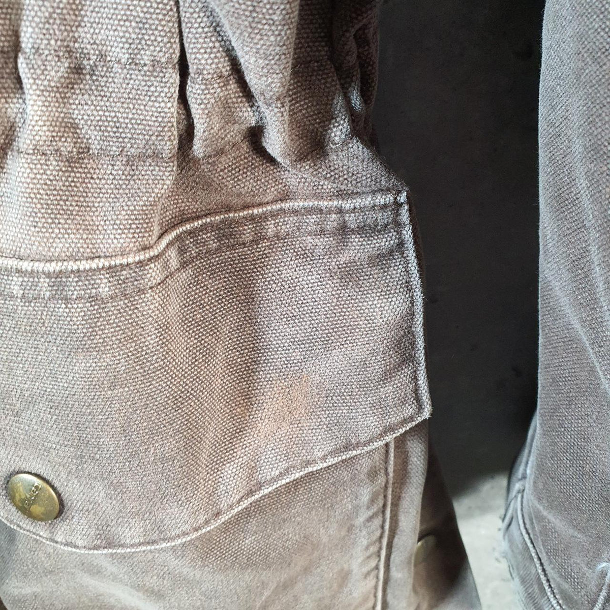 Vintage Carhartt Barn Chore Blanket Lined Jacket Men’s Large Brown Canvas C52 CHT USA Big Fish Vintage