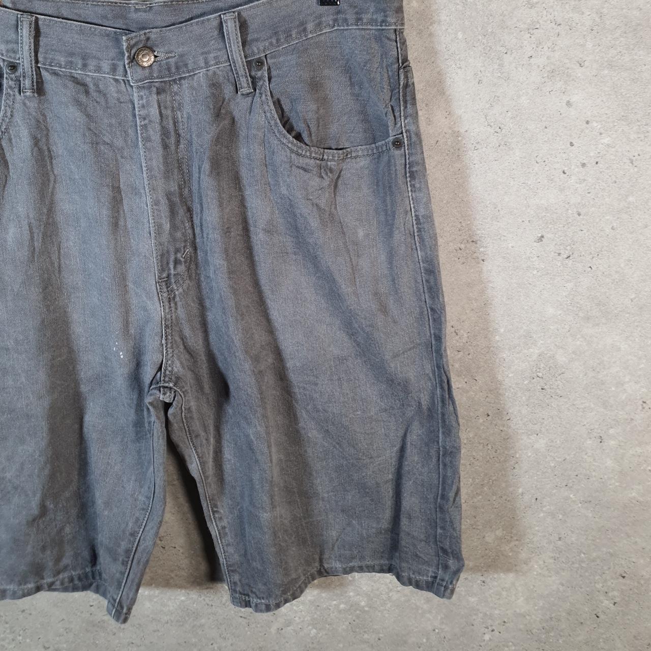 Vintage Levi’s 569 Baggy Shorts Jorts Cargo Mens W36 Grey Relaxed Denim